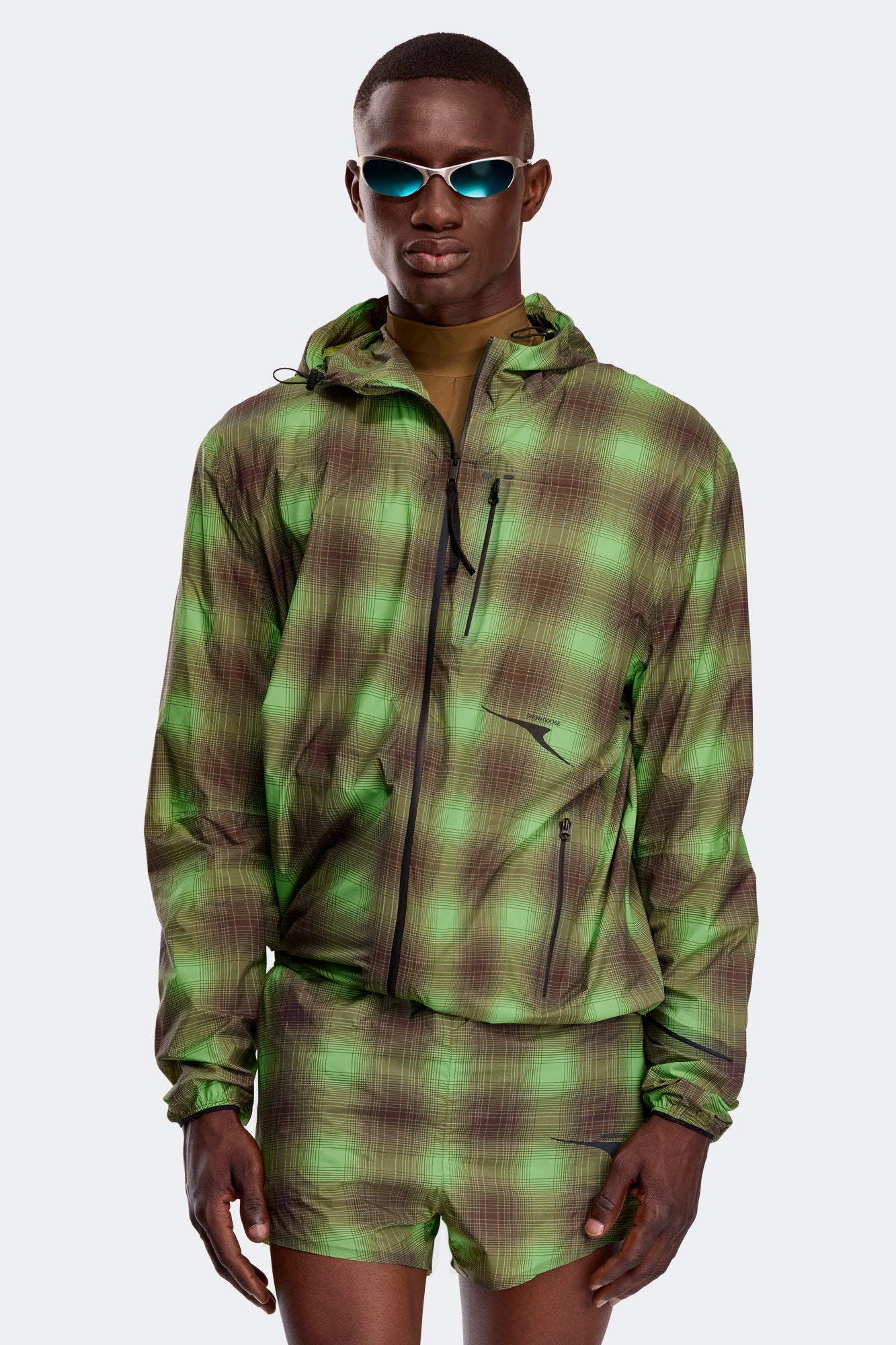 Zephyr Jacket - Print - Neon Plaid