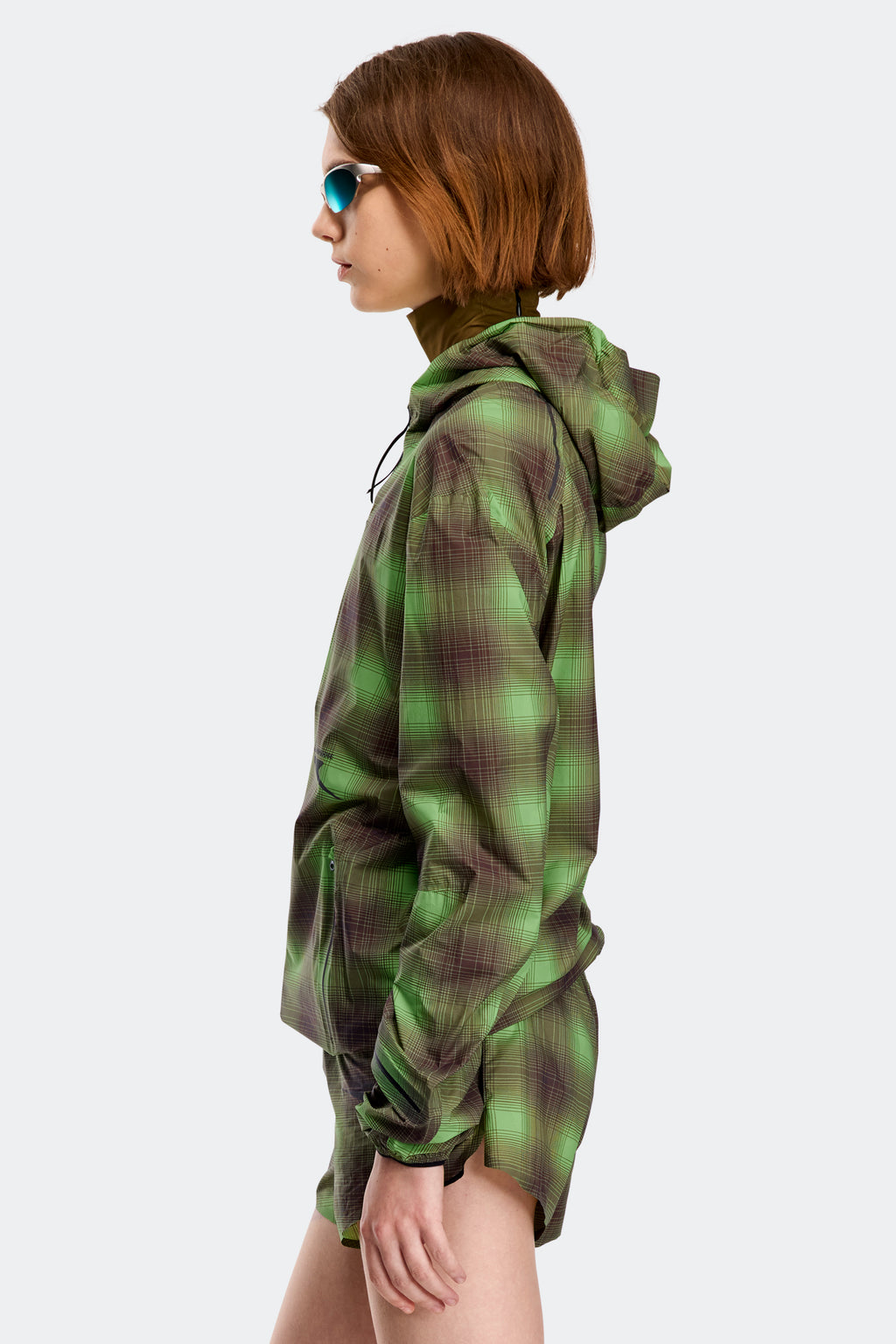 Zephyr Jacket - Print - Neon Plaid
