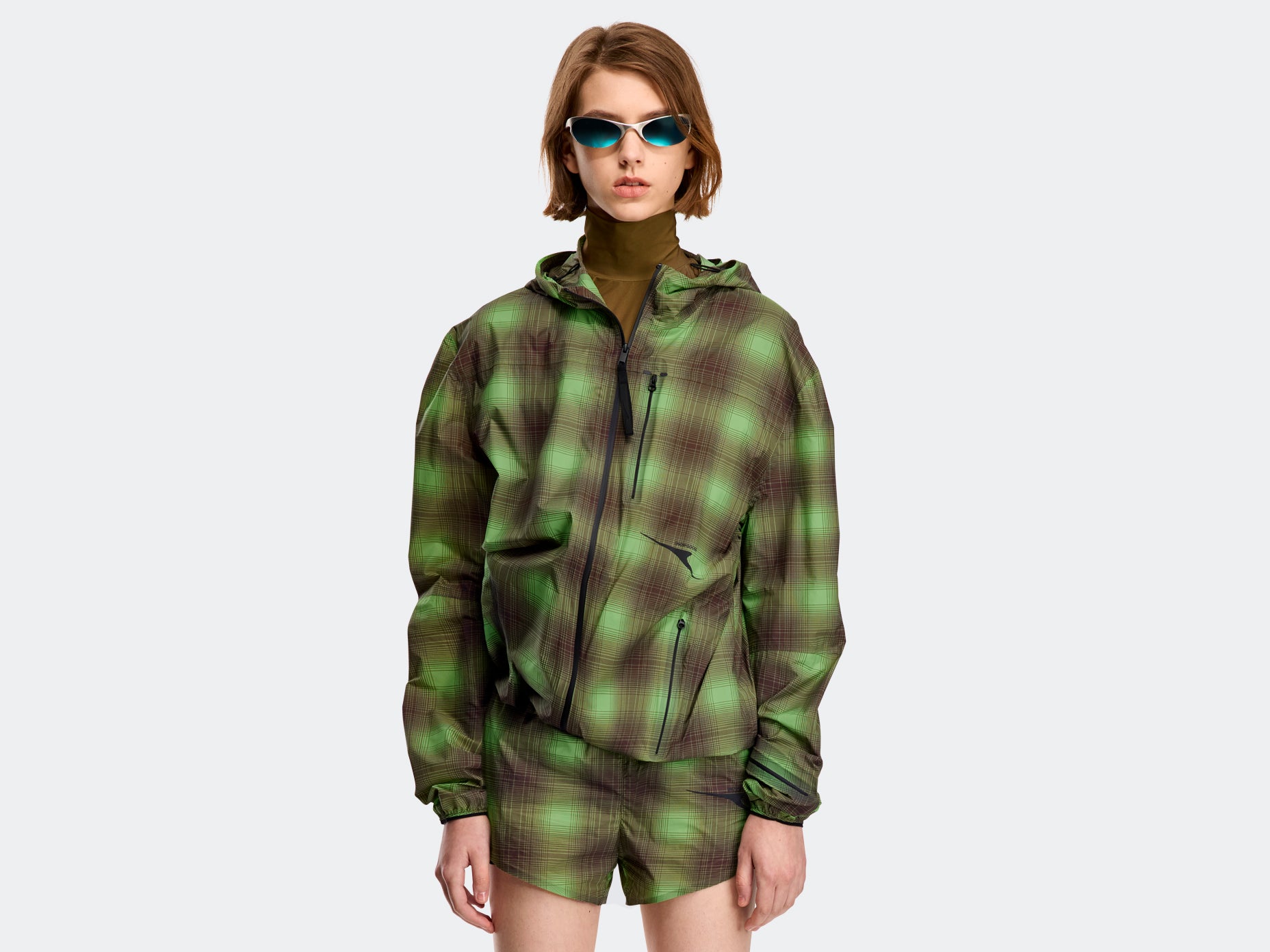 Zephyr Jacket - Print - Neon Plaid