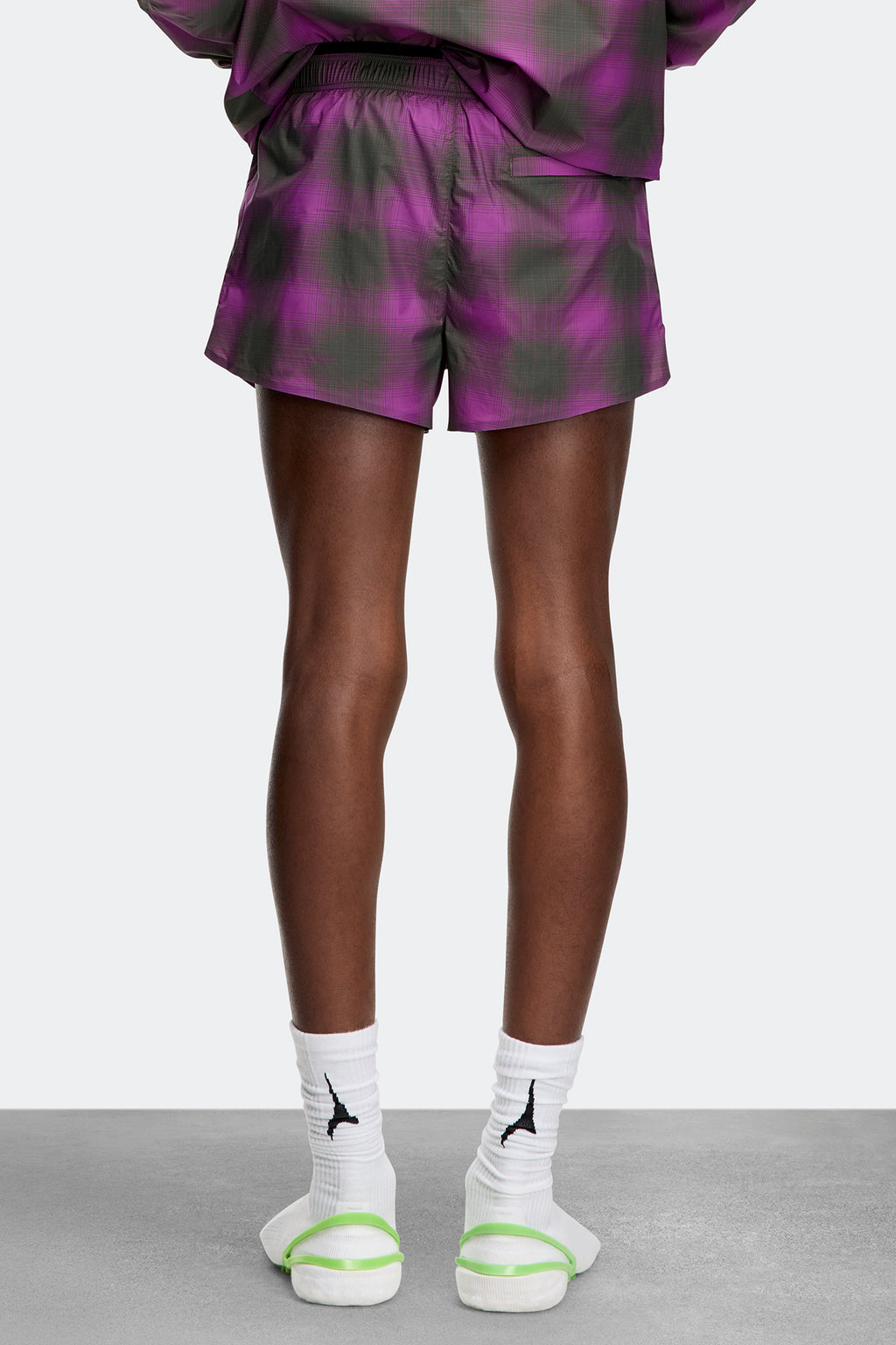 Tempest Short - Print - Violet Plaid - Image 6
