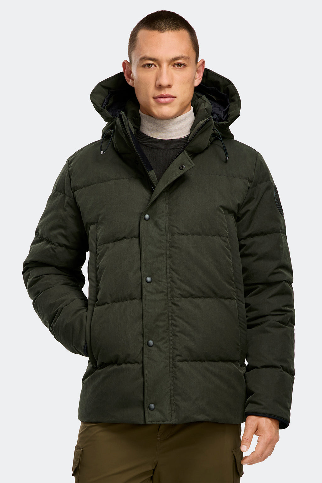 Wyndham Parka Crinkle Cotton (Men) - Volcano