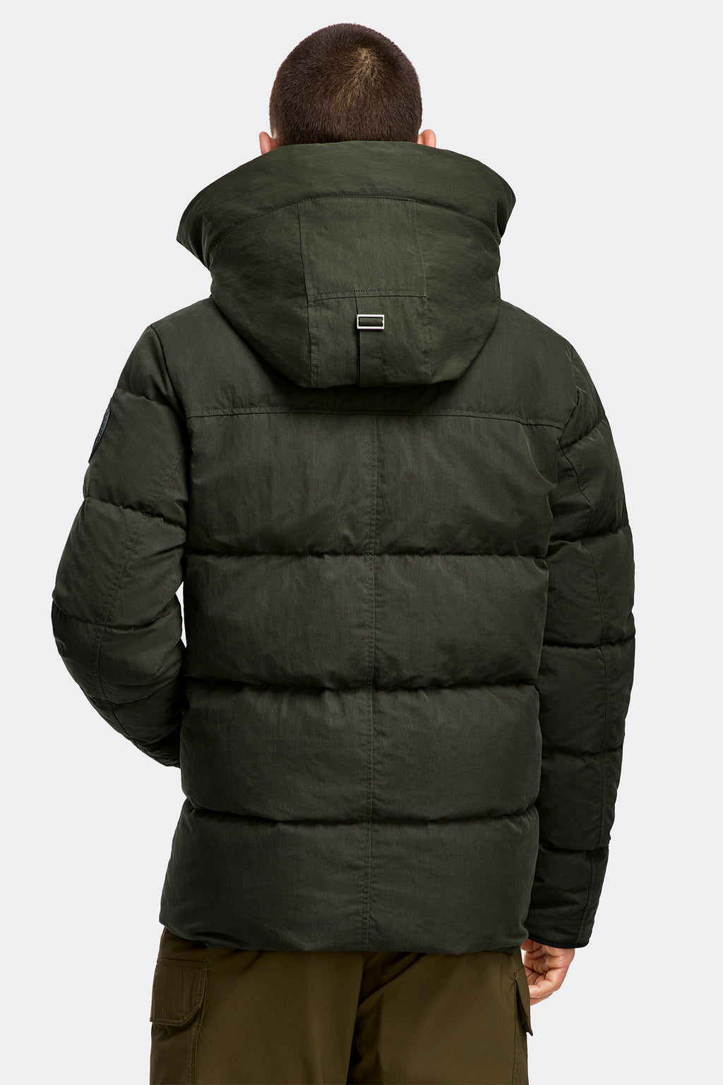 Wyndham Parka Crinkle Cotton (Men) - Volcano