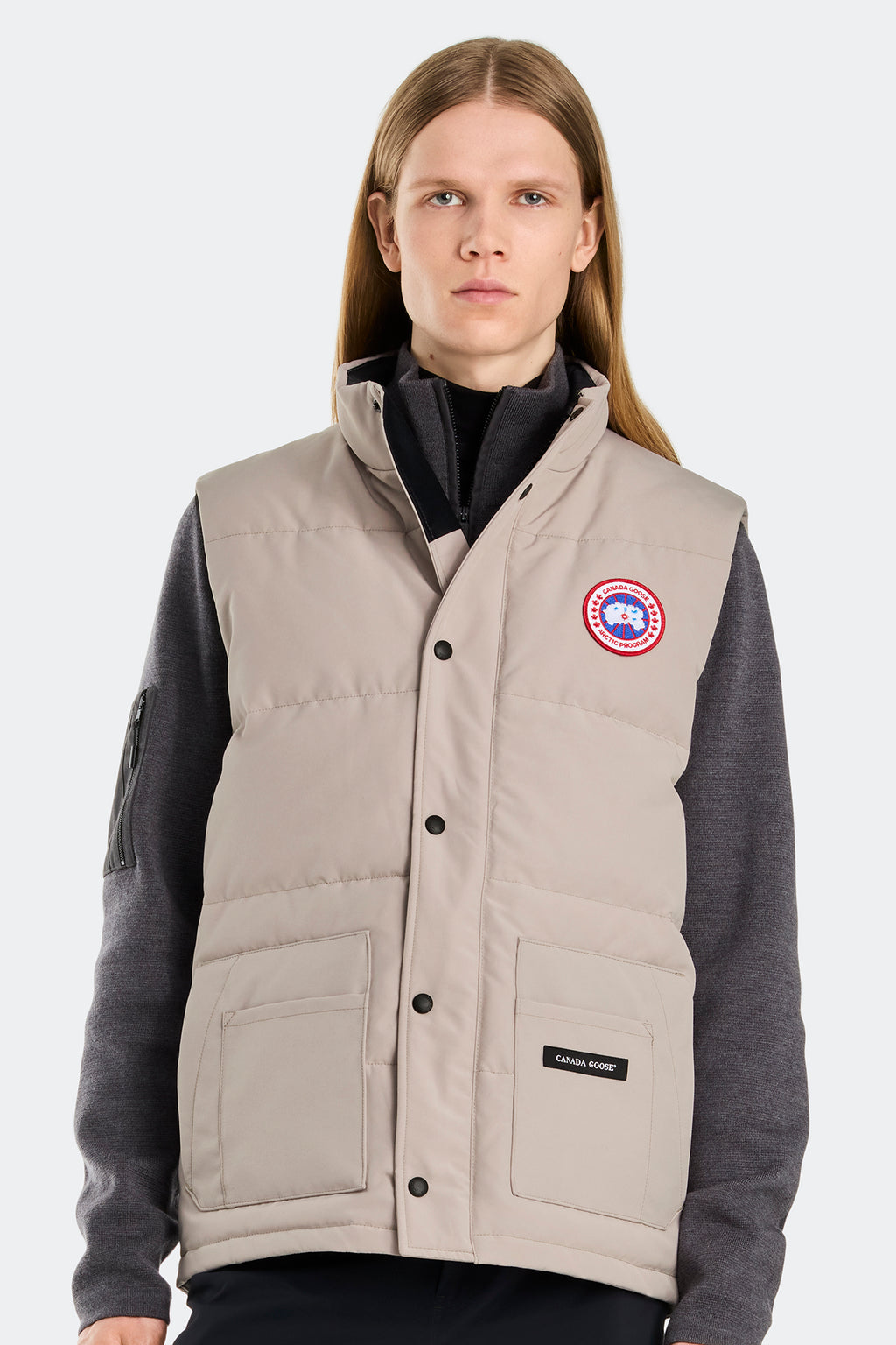 Freestyle Crew Vest (Men) - Limestone