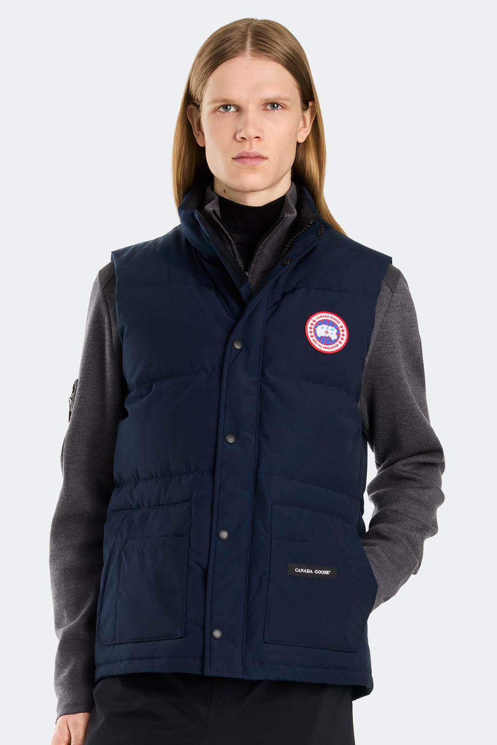 Freestyle Crew Vest (Men) - Atlantic Navy