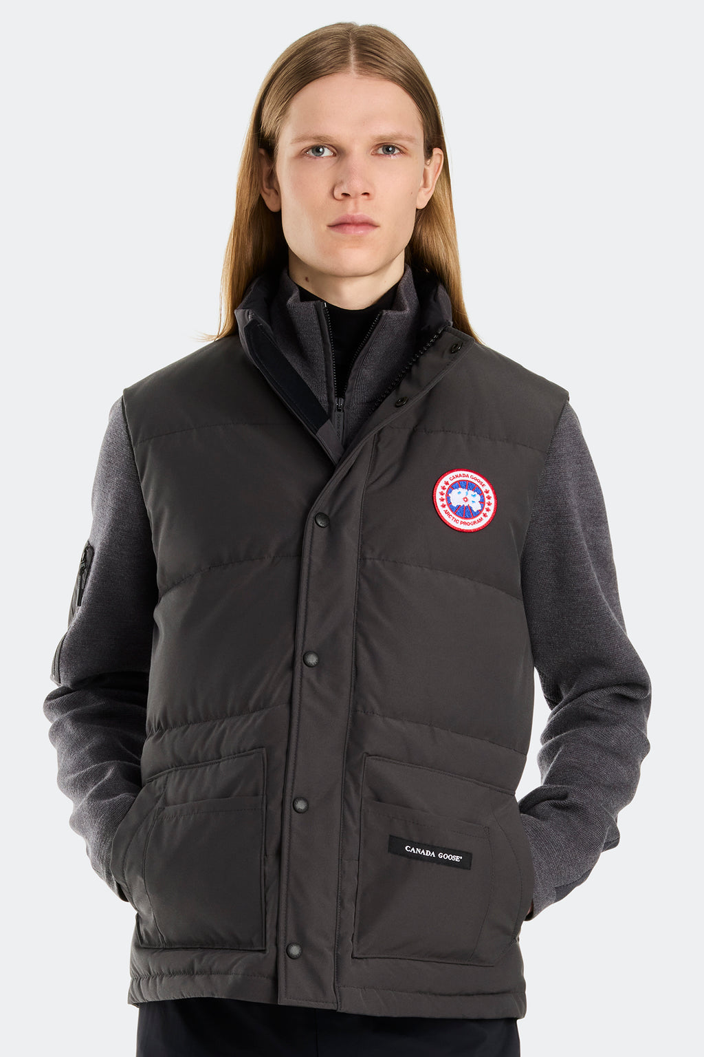 Freestyle Crew Vest (Men) - Graphite