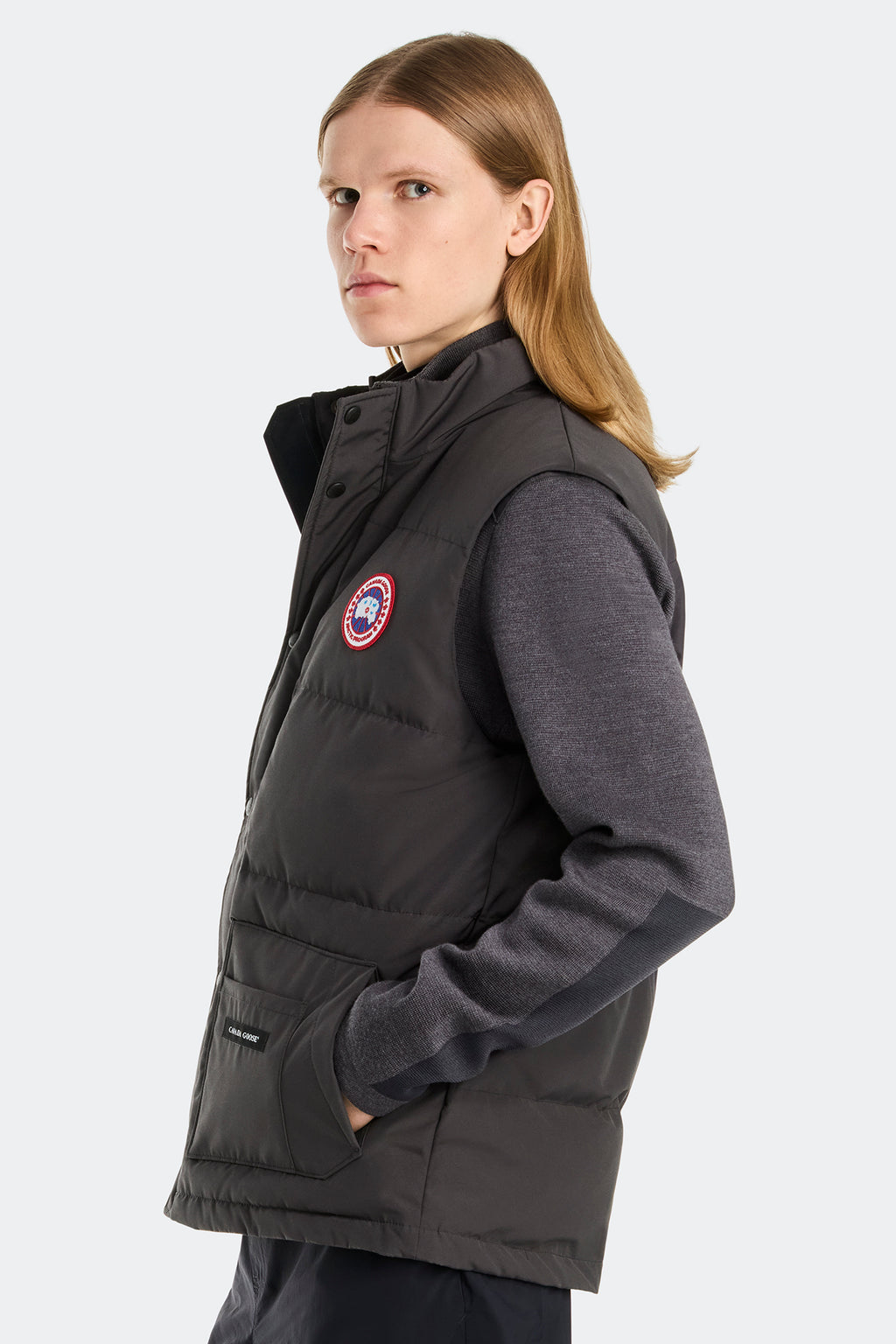 Freestyle Crew Vest (Men) - Graphite