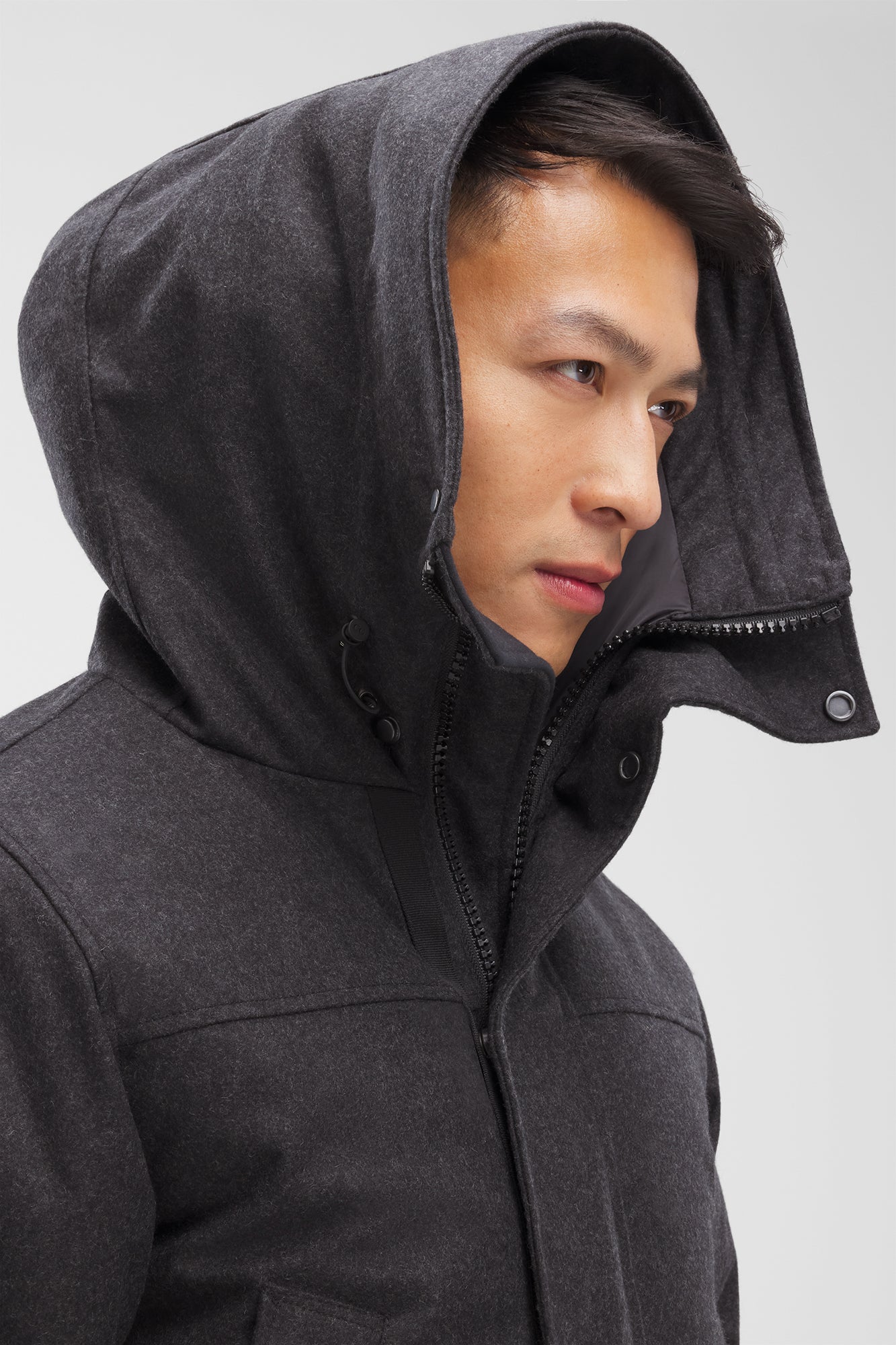 Langford Parka Wool (Men) - Carbon Melange