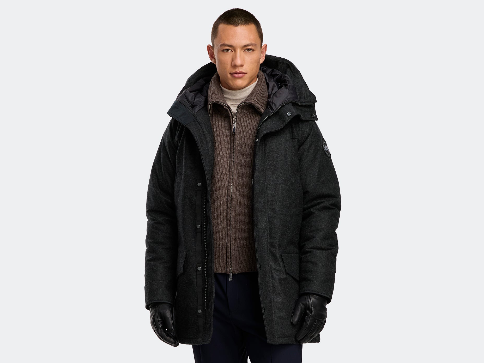 Langford Parka Wool (Men) - Carbon Melange