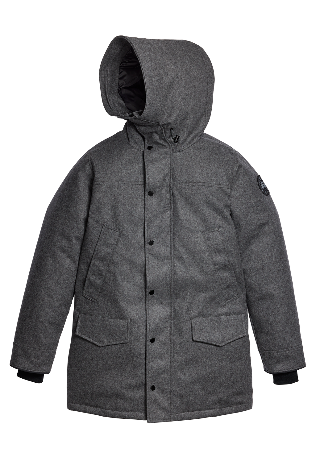 Langford Parka Wool (Men) - Slate Grey Melange