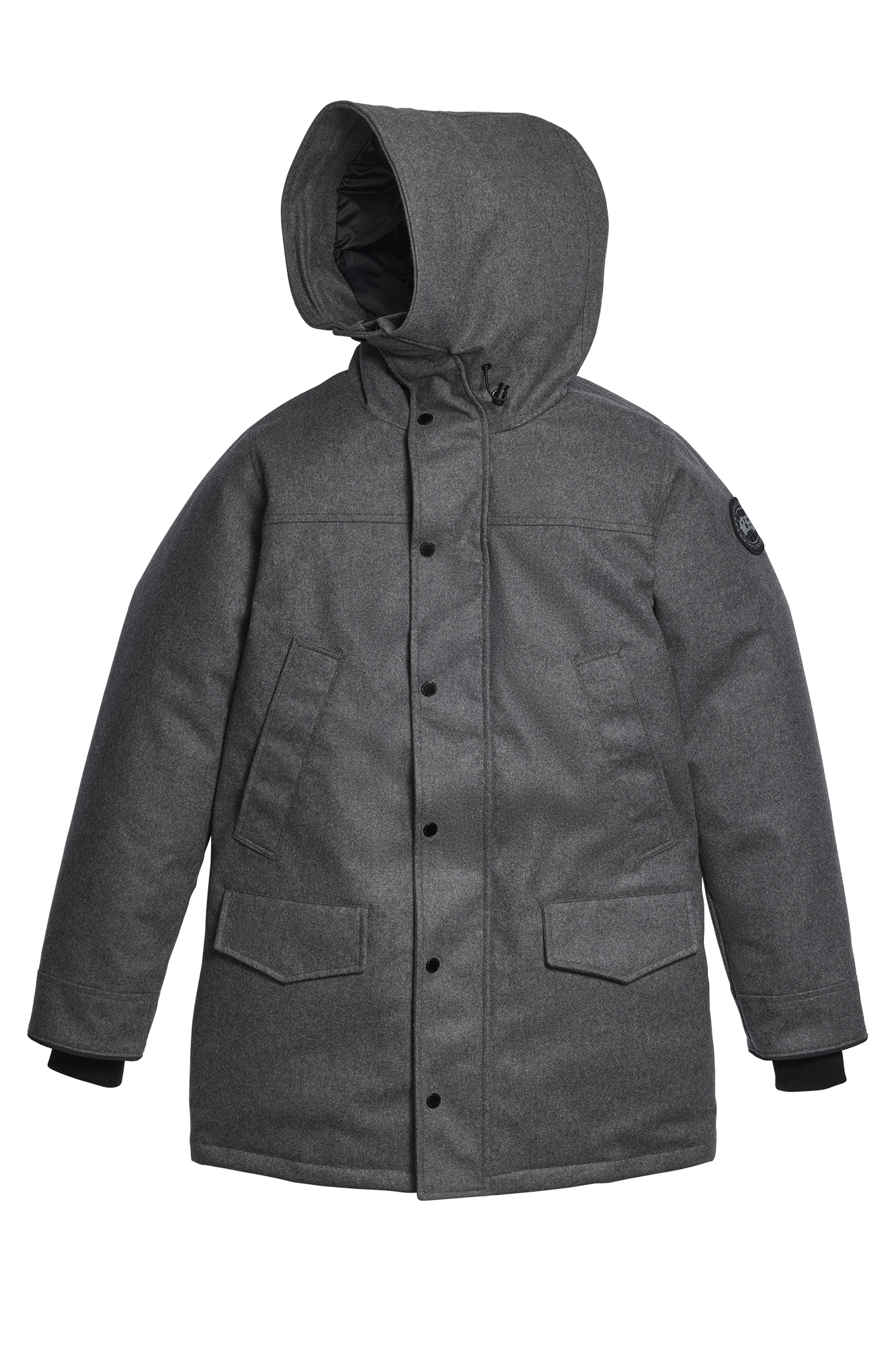 Langford Parka Wool (Men) - Slate Grey Melange