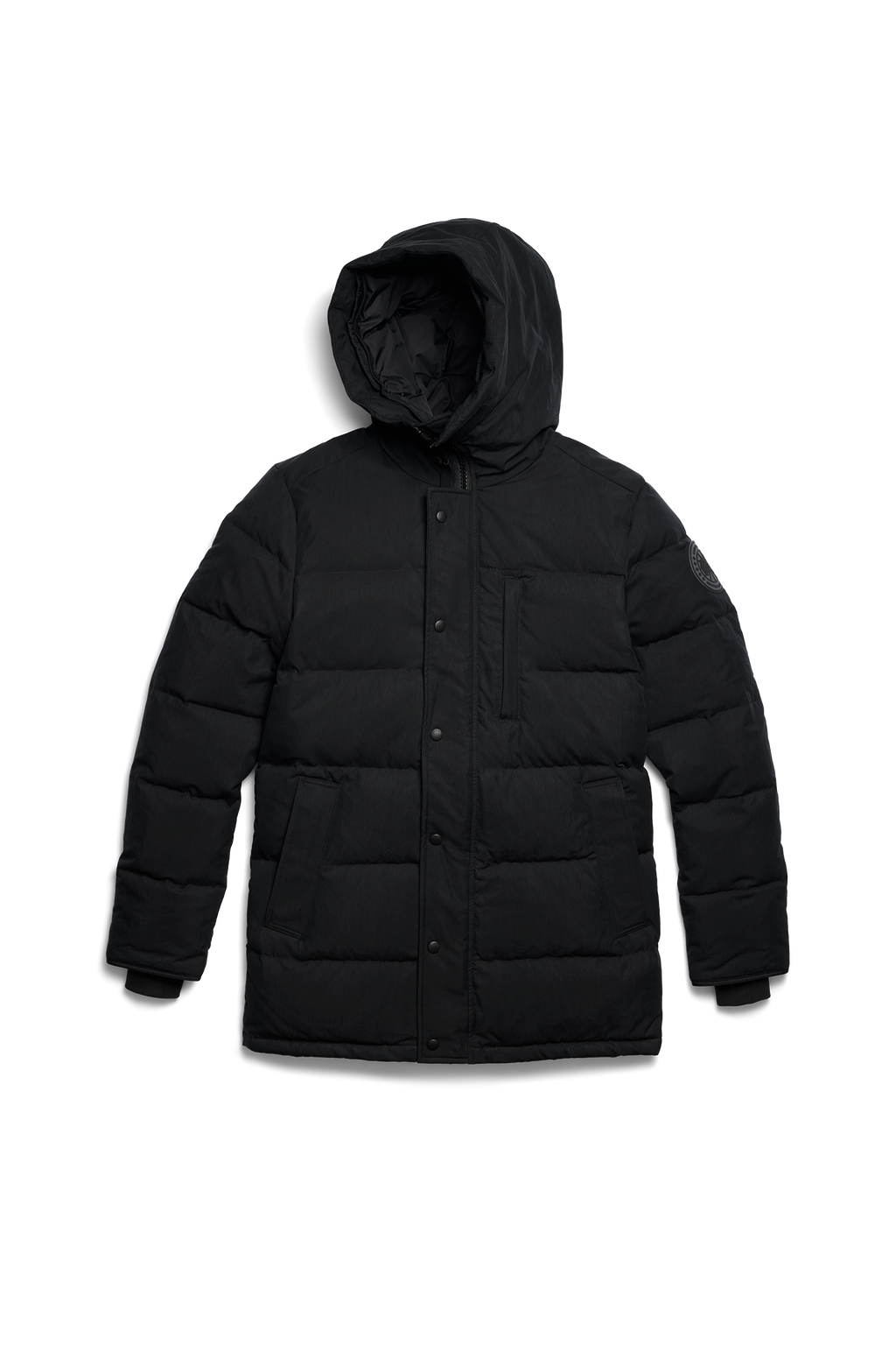 Carson Parka Crinkle Cotton (Men) - Black