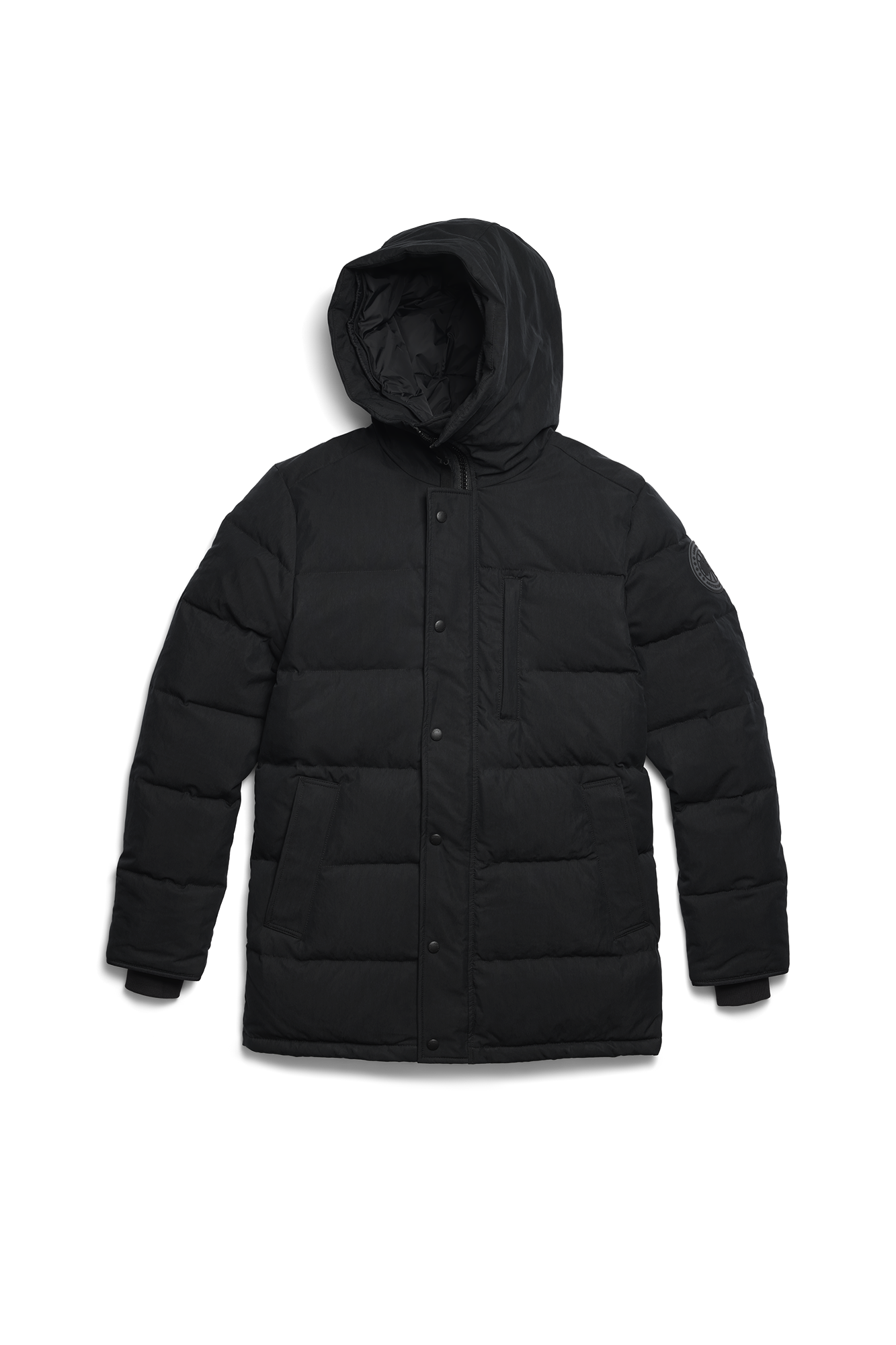Carson Parka Crinkle Cotton (Men) - Black