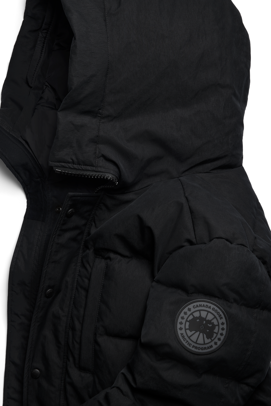 Carson Parka Crinkle Cotton (Men) - Black - Image 7