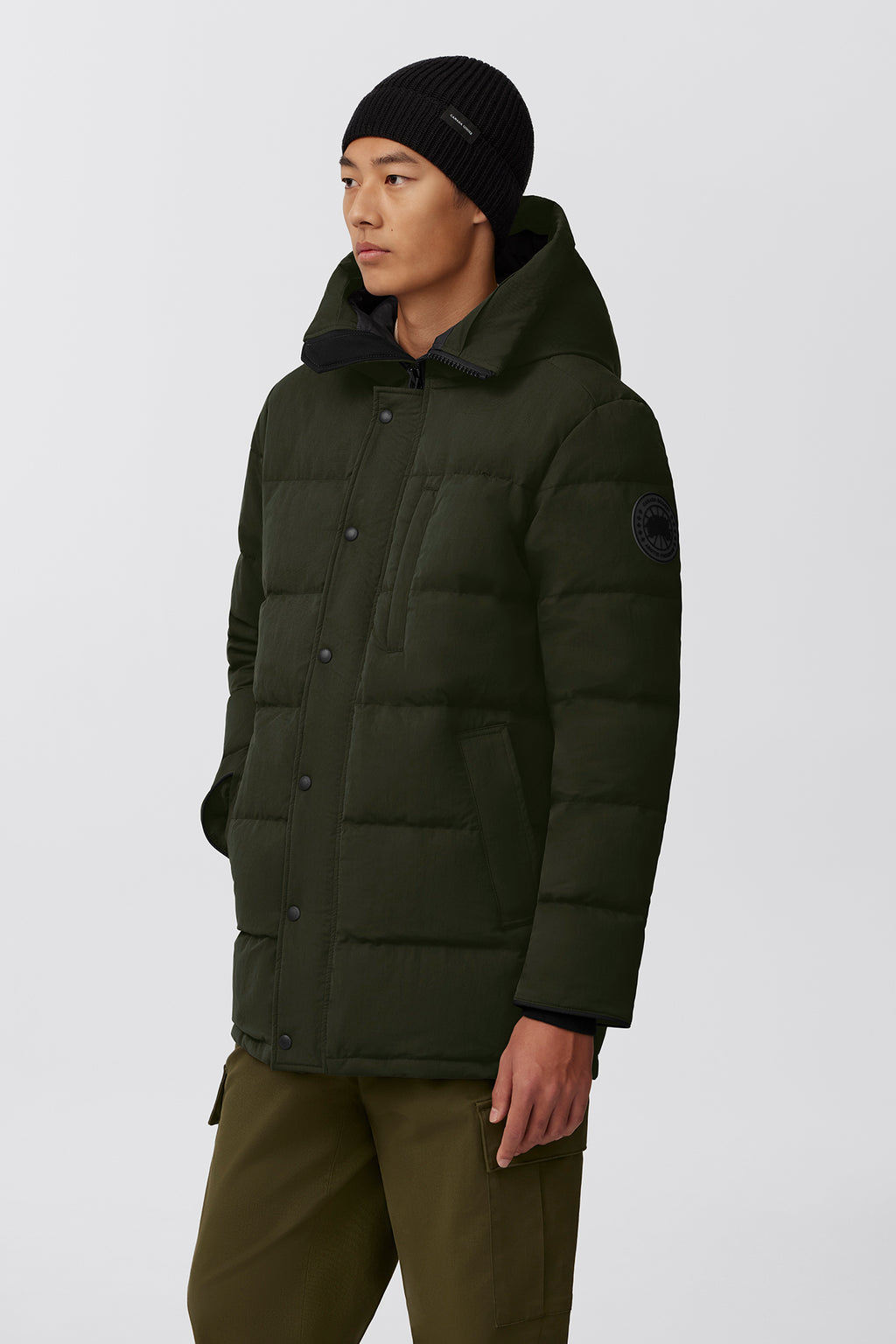 Carson Parka Crinkle Cotton (Men) - Volcano