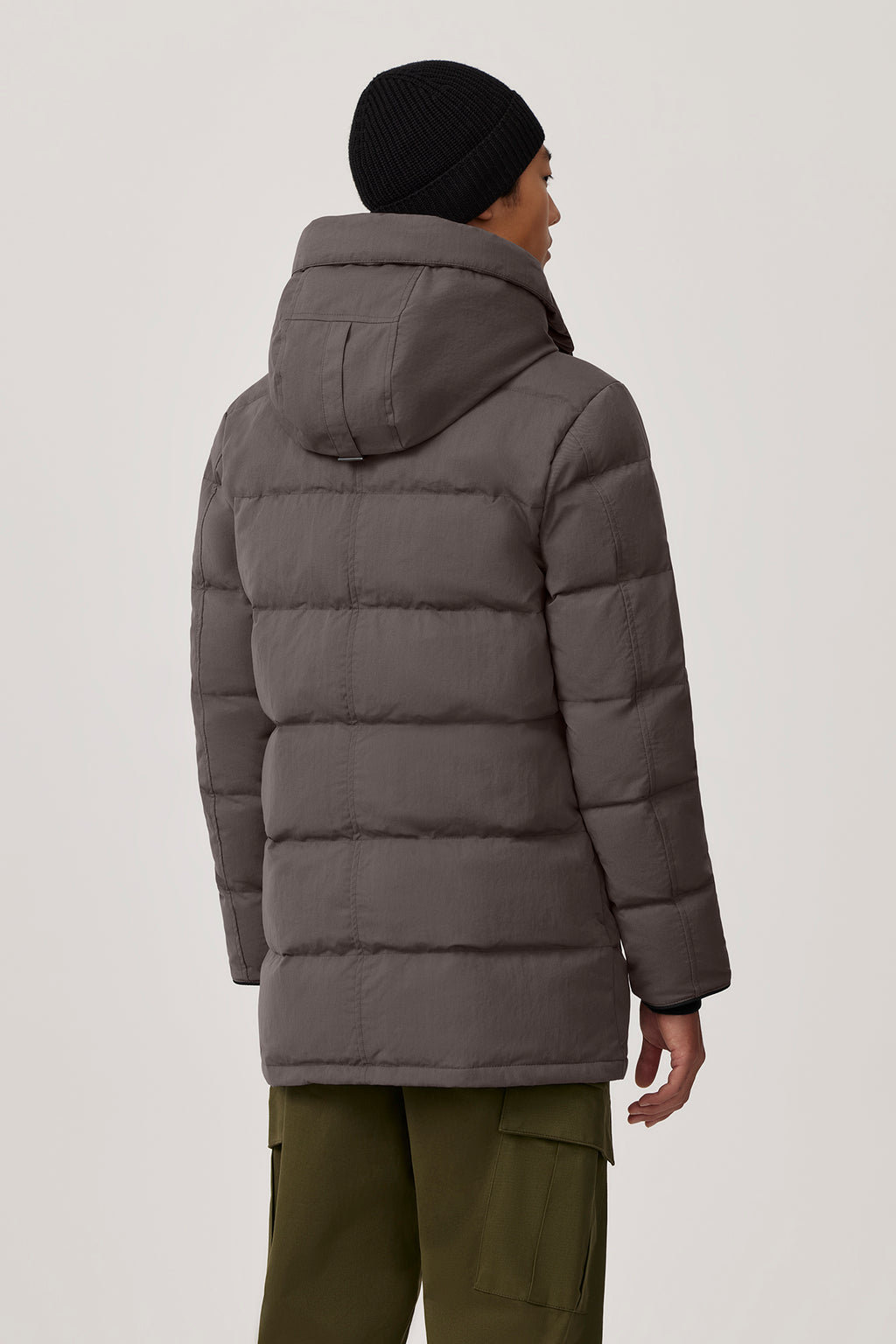 Carson Parka Crinkle Cotton (Men) - Coastal Grey