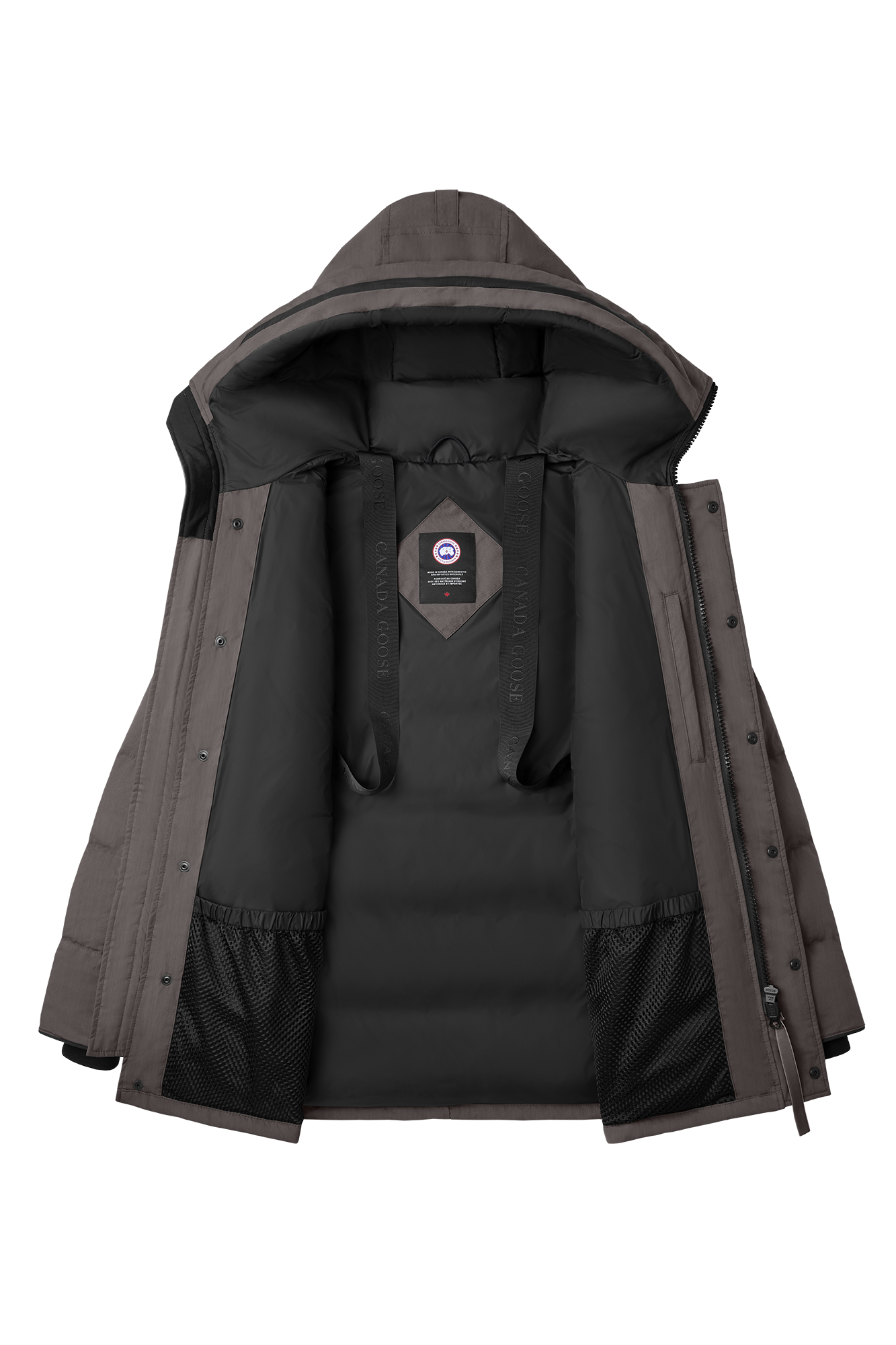 Carson Parka Crinkle Cotton (Men) - Coastal Grey - Image 7