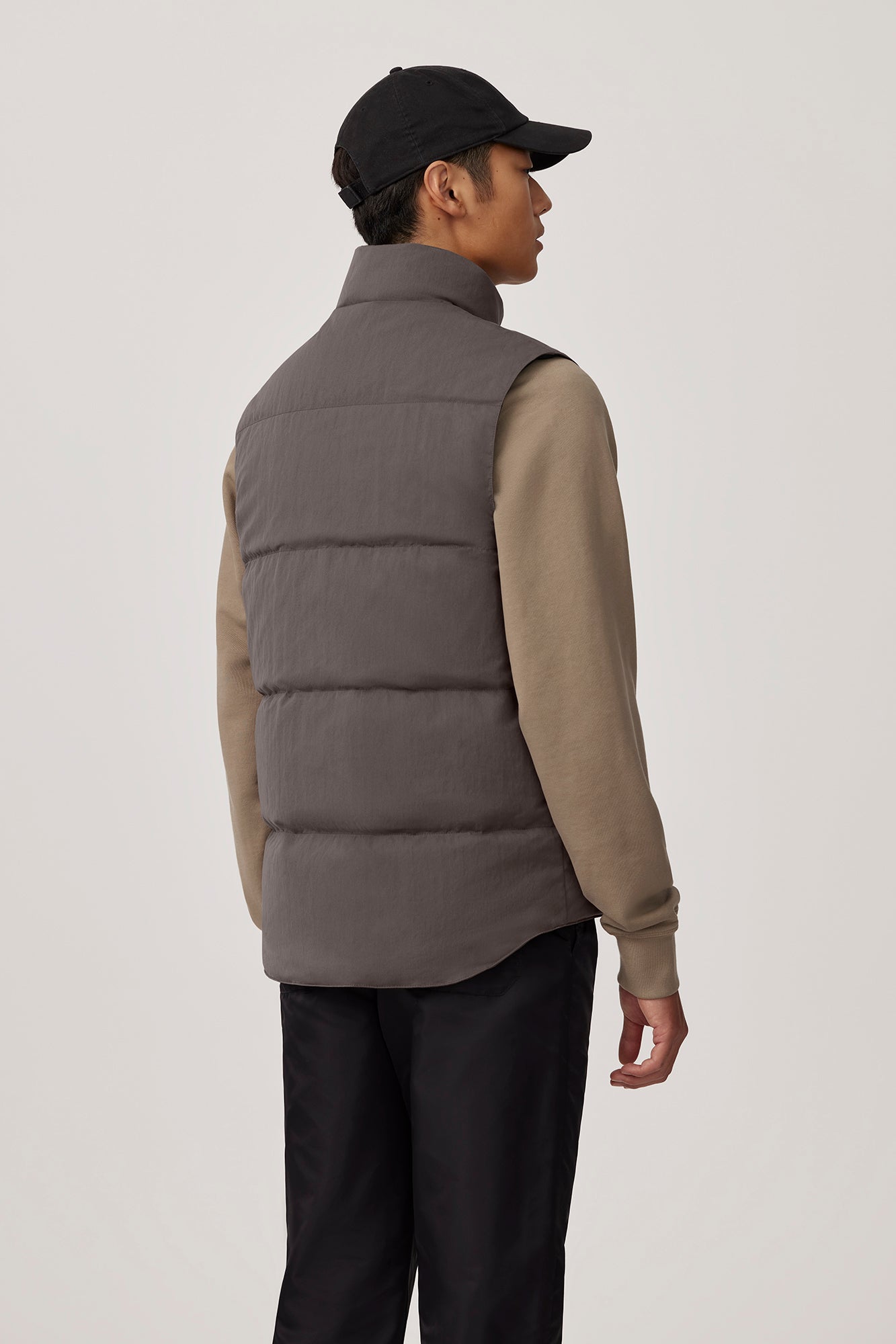 Garson Vest Crinkle Cotton (Men) - Coastal Grey