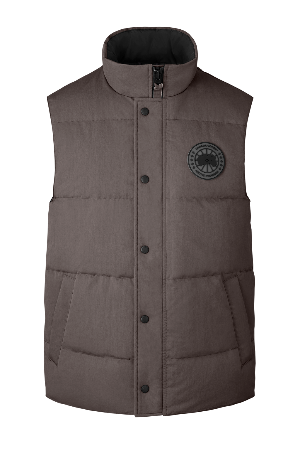 Garson Vest Crinkle Cotton (Men) - Coastal Grey