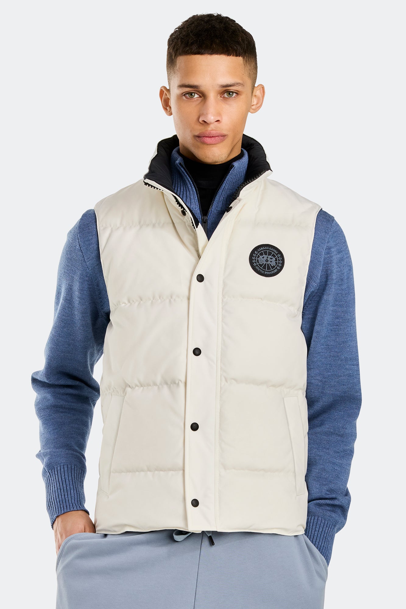 Garson Vest Black Label (Men) - North Star White