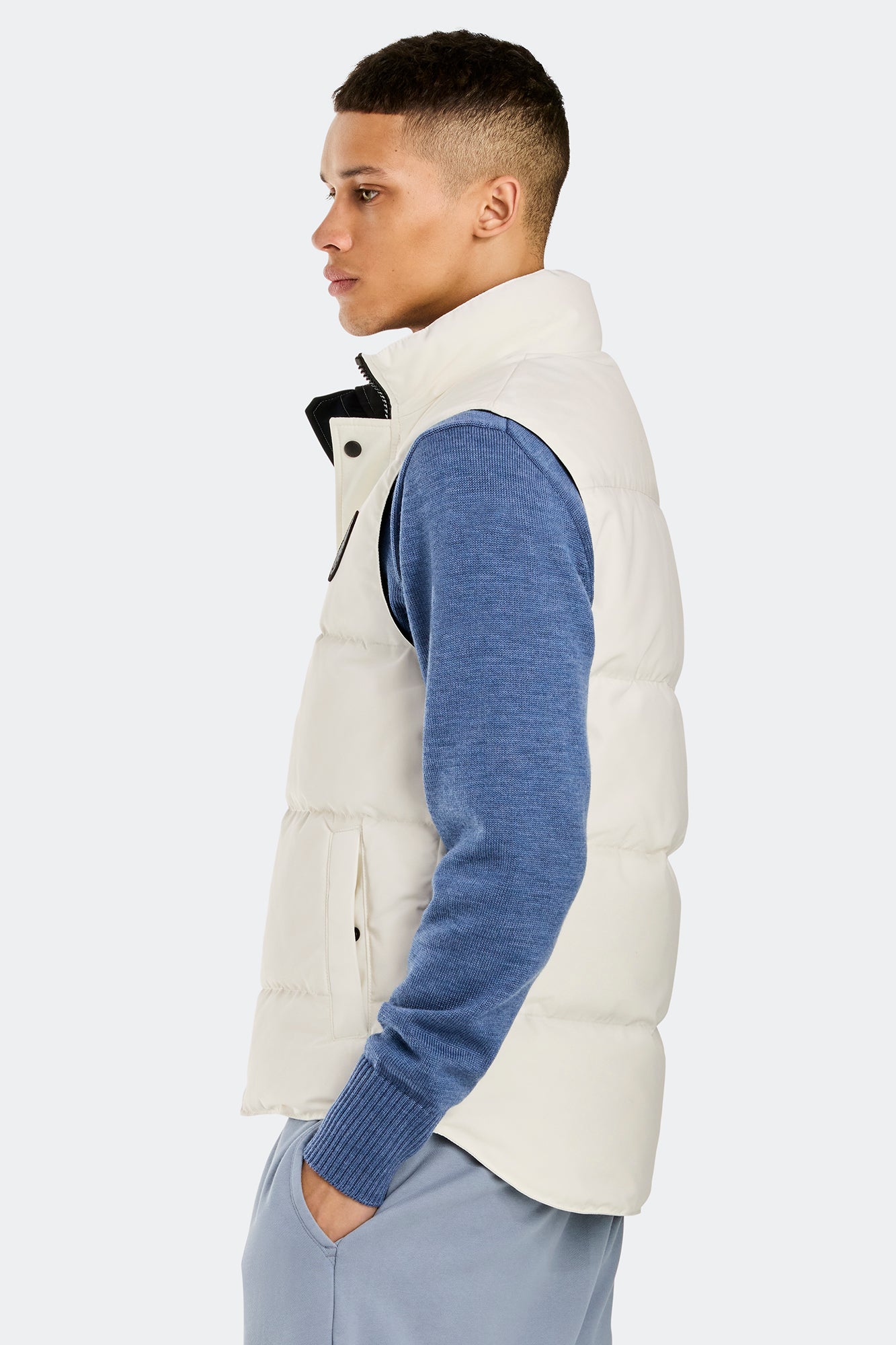 Garson Vest Black Label (Men) - North Star White