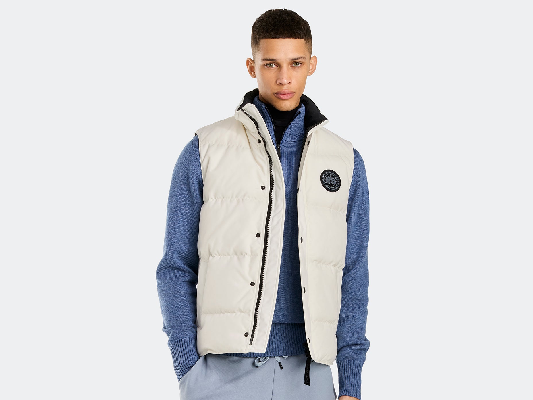 Garson Vest Black Label (Men) - North Star White