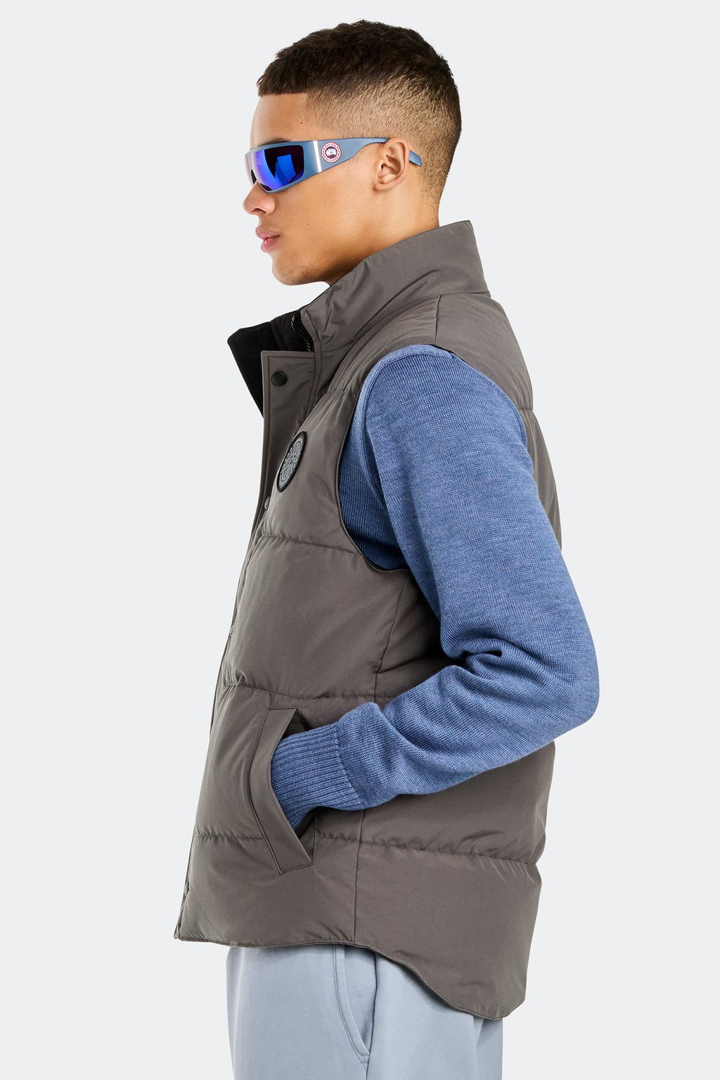 Garson Vest Black Label (Men) - Coastal Grey