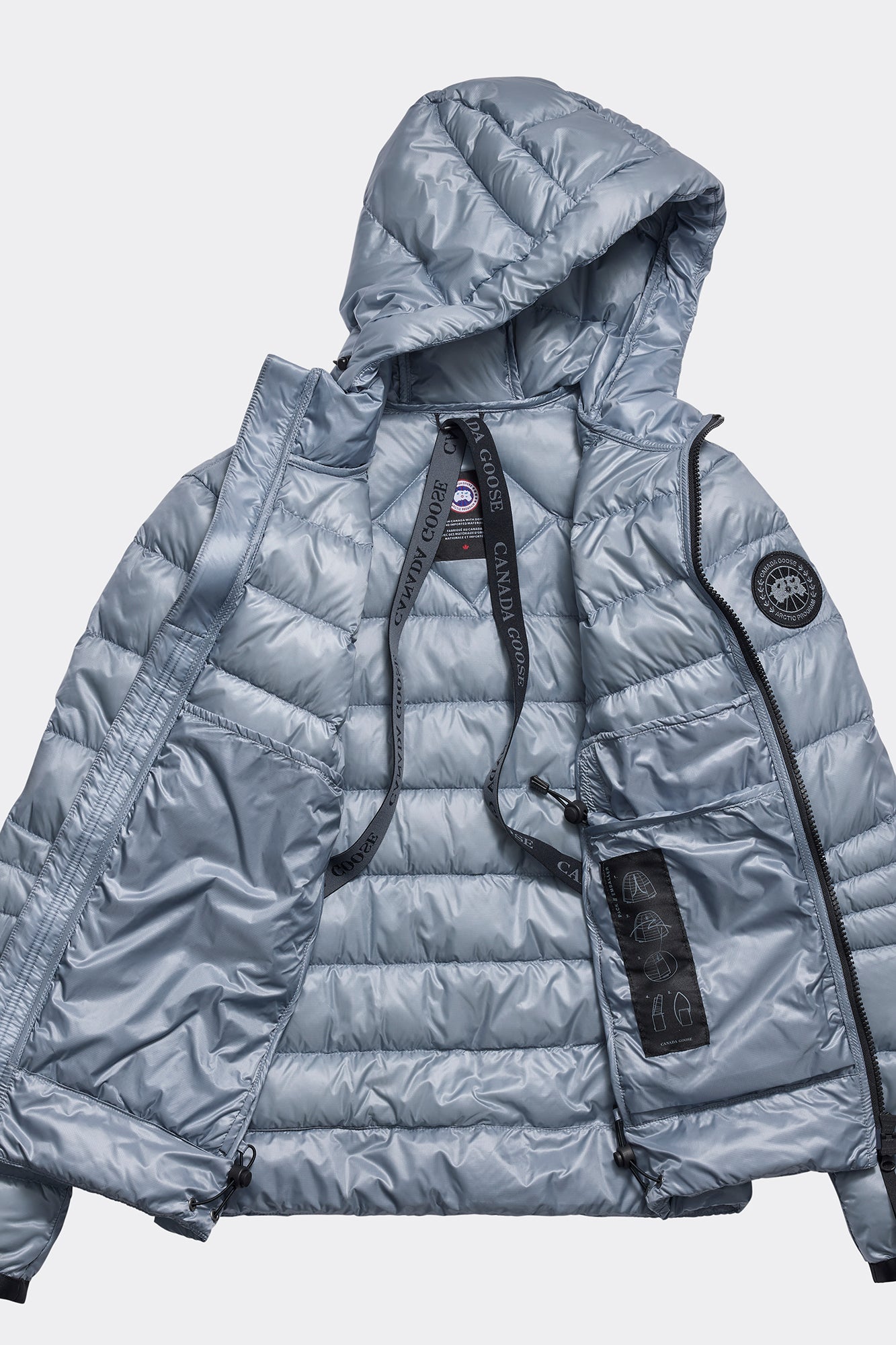 Crofton Hoodie Black Label - Light Ozone Blue - Image 10