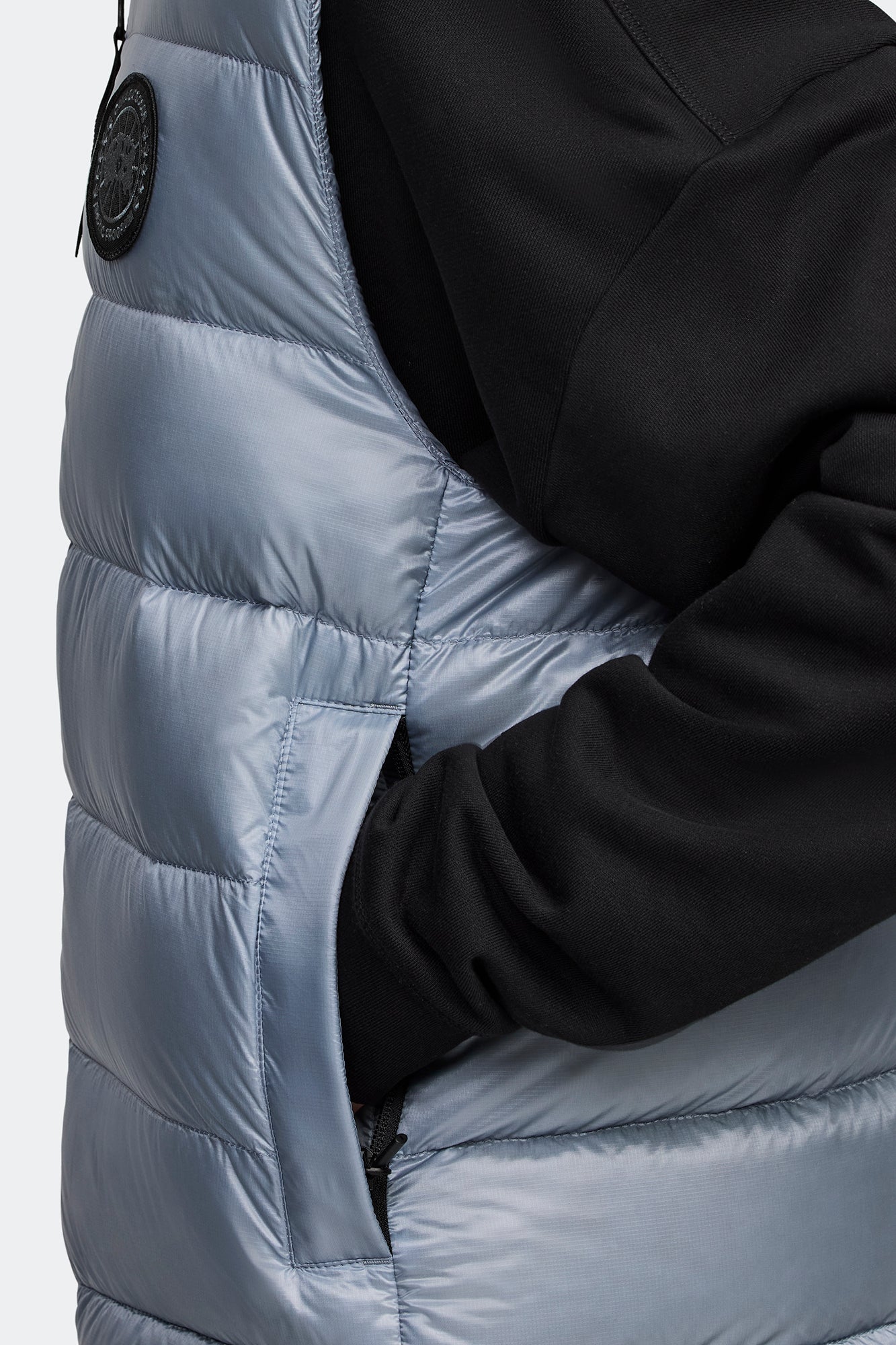 Crofton Vest Black Label - Light Ozone Blue