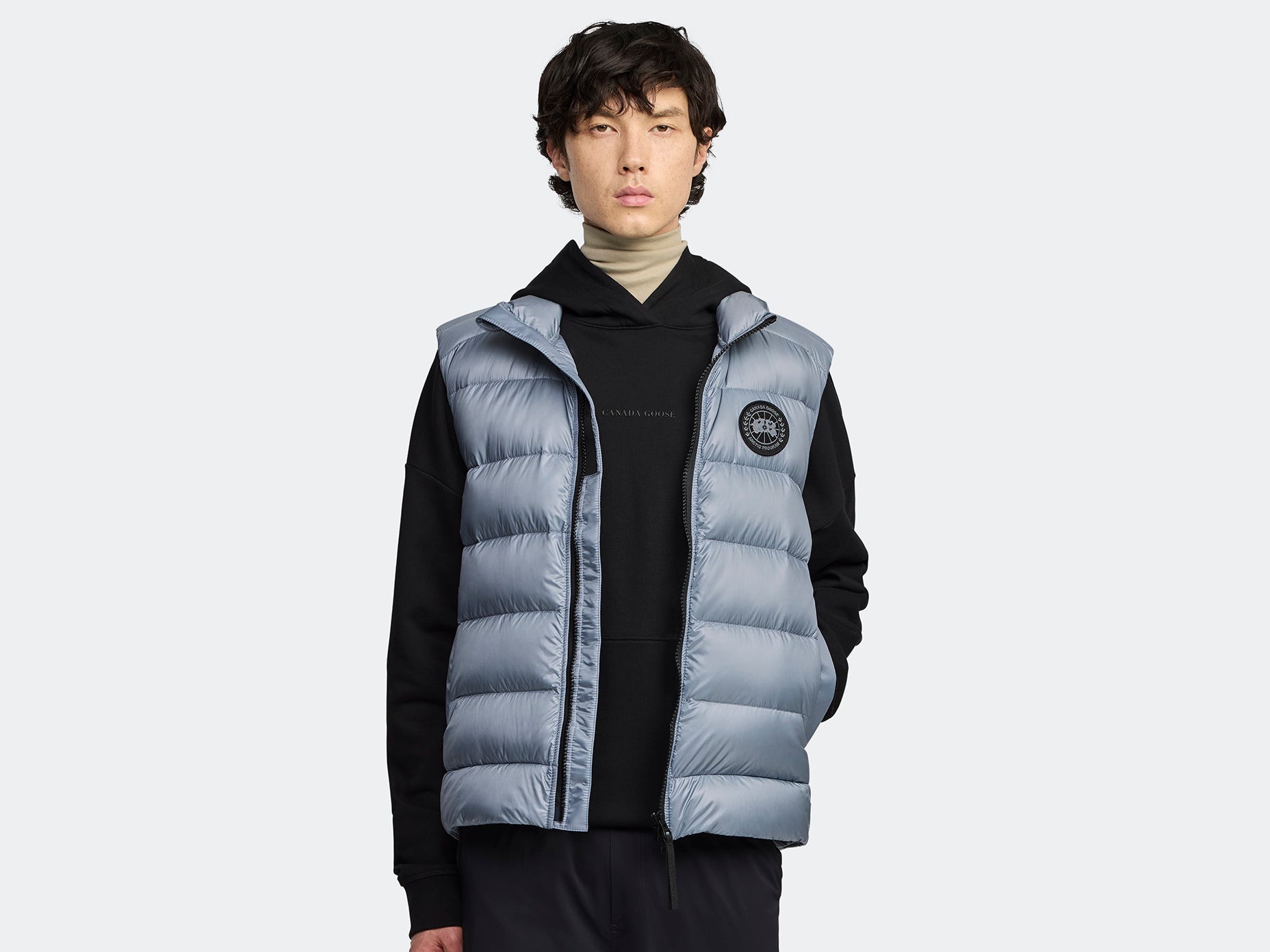 Crofton Vest Black Label - Light Ozone Blue