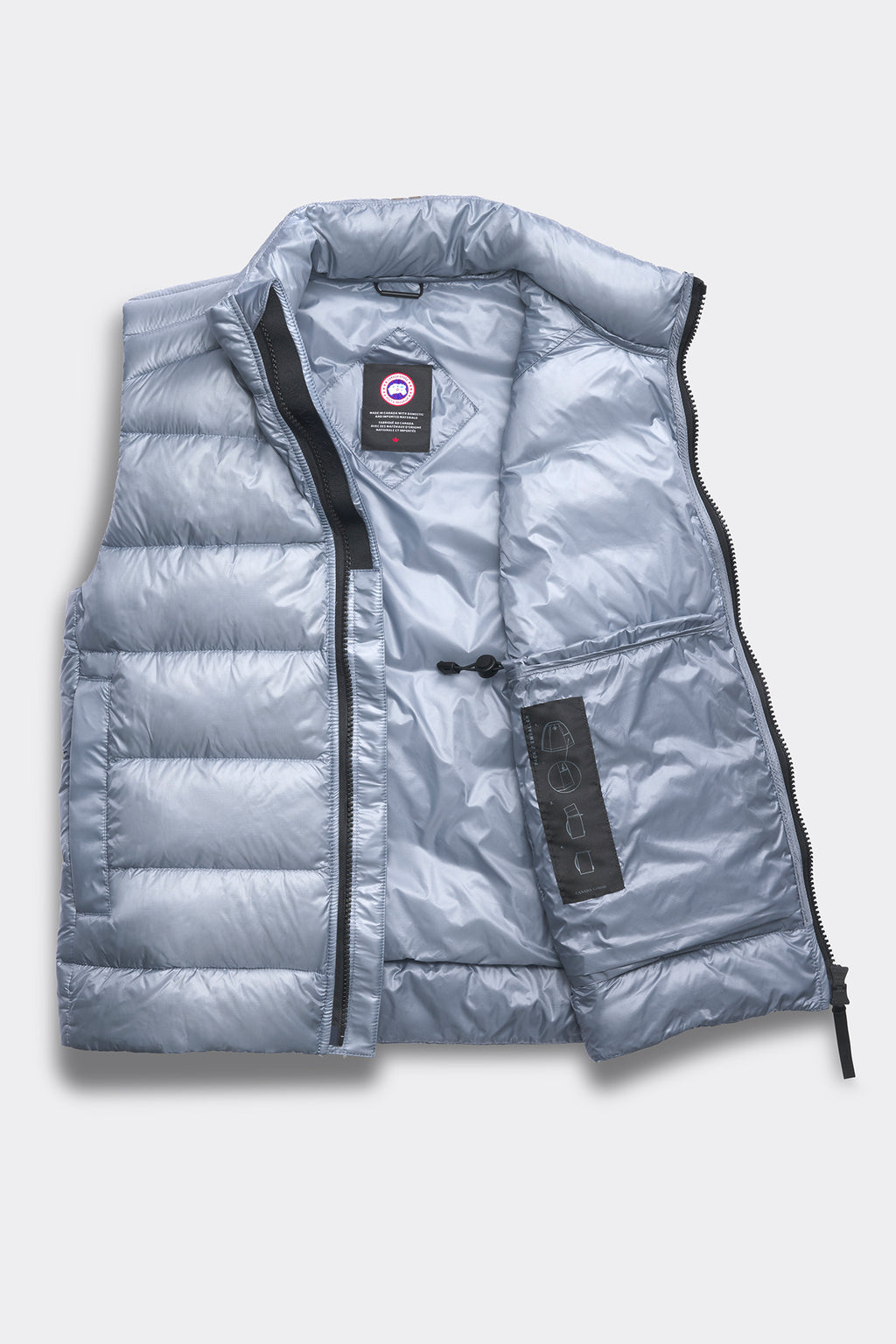 Crofton Vest Black Label - Light Ozone Blue