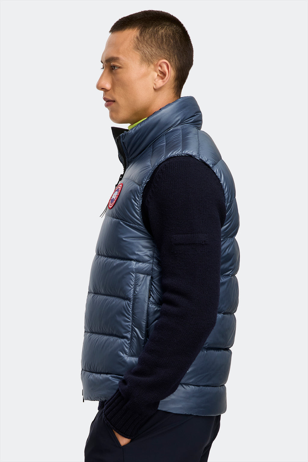 Crofton Vest - Ozone Blue