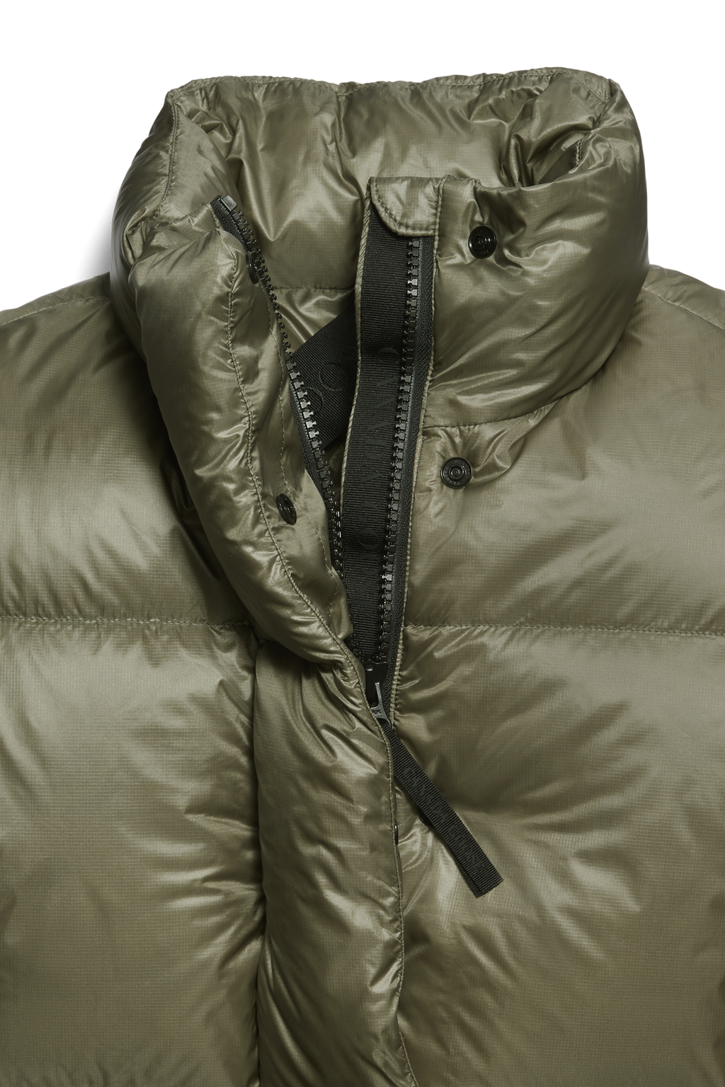 Cypress Cropped Puffer Black Label (Women) - Smokey Sage - Image 6