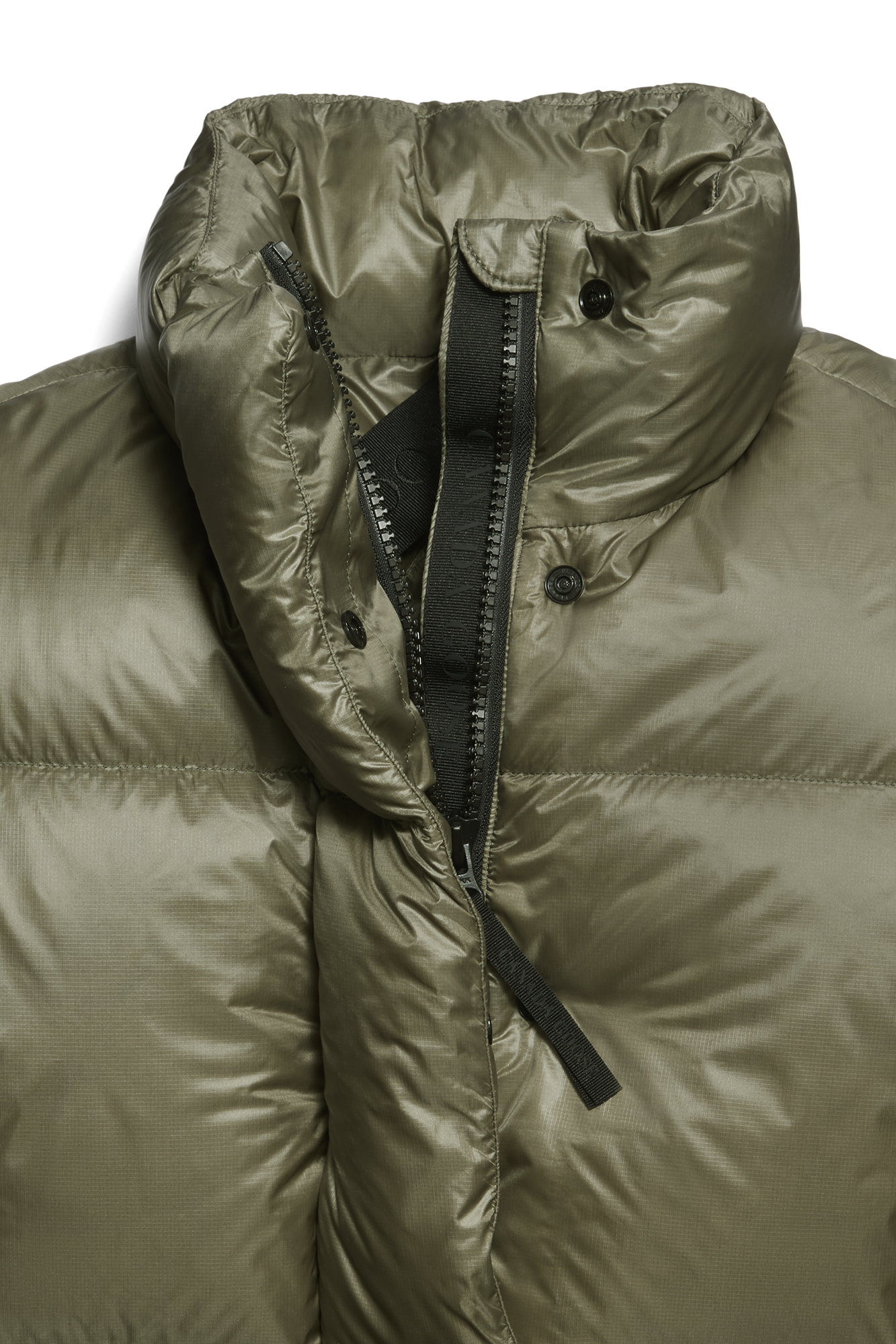 Cypress Cropped Puffer Black Label (Women) - Smokey Sage - Image 6