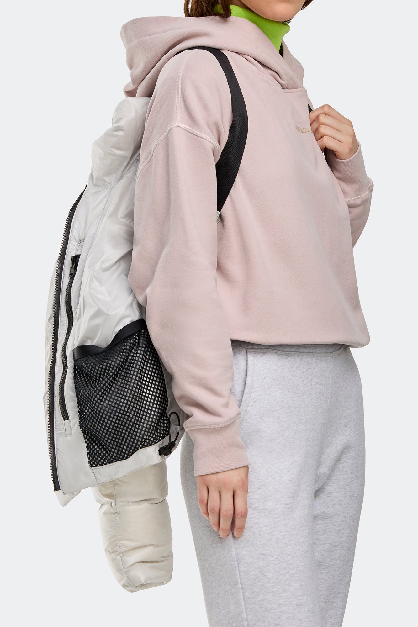 Cypress Cropped Puffer Black Label (Women) - Silverbirch - Image 7