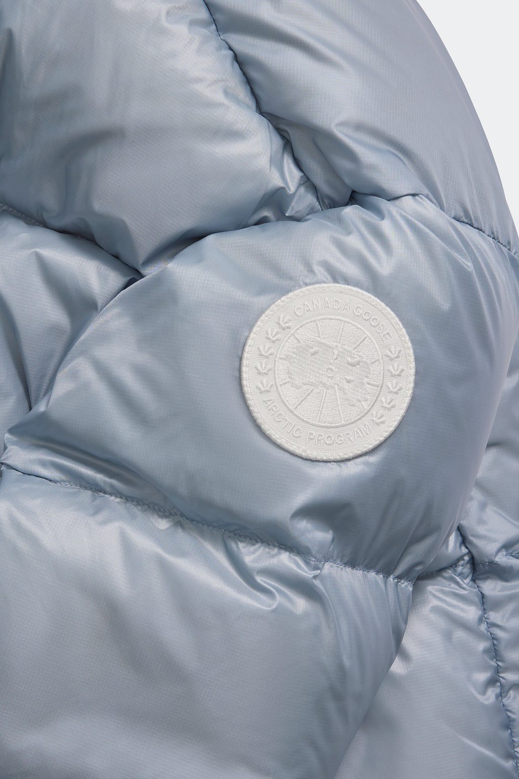 Cypress Cropped Puffer White Label (Women) - Light Ozone Blue - Image 10