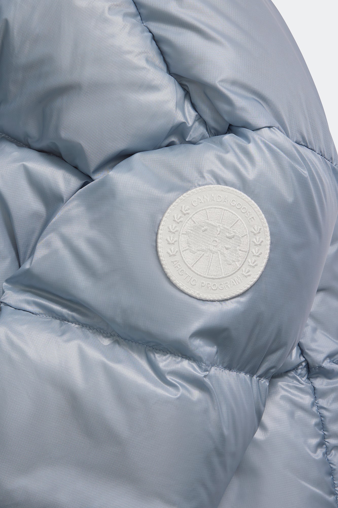 Cypress Cropped Puffer White Label (Women) - Light Ozone Blue - Image 10