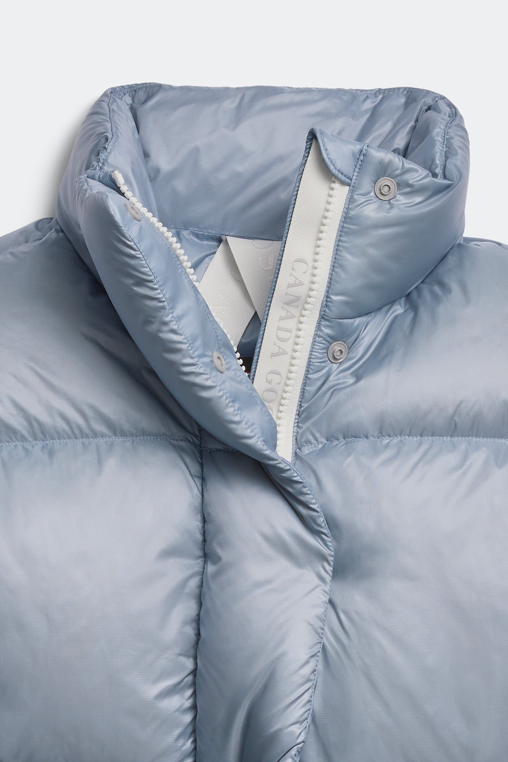 Cypress Cropped Puffer White Label (Women) - Light Ozone Blue - Image 12