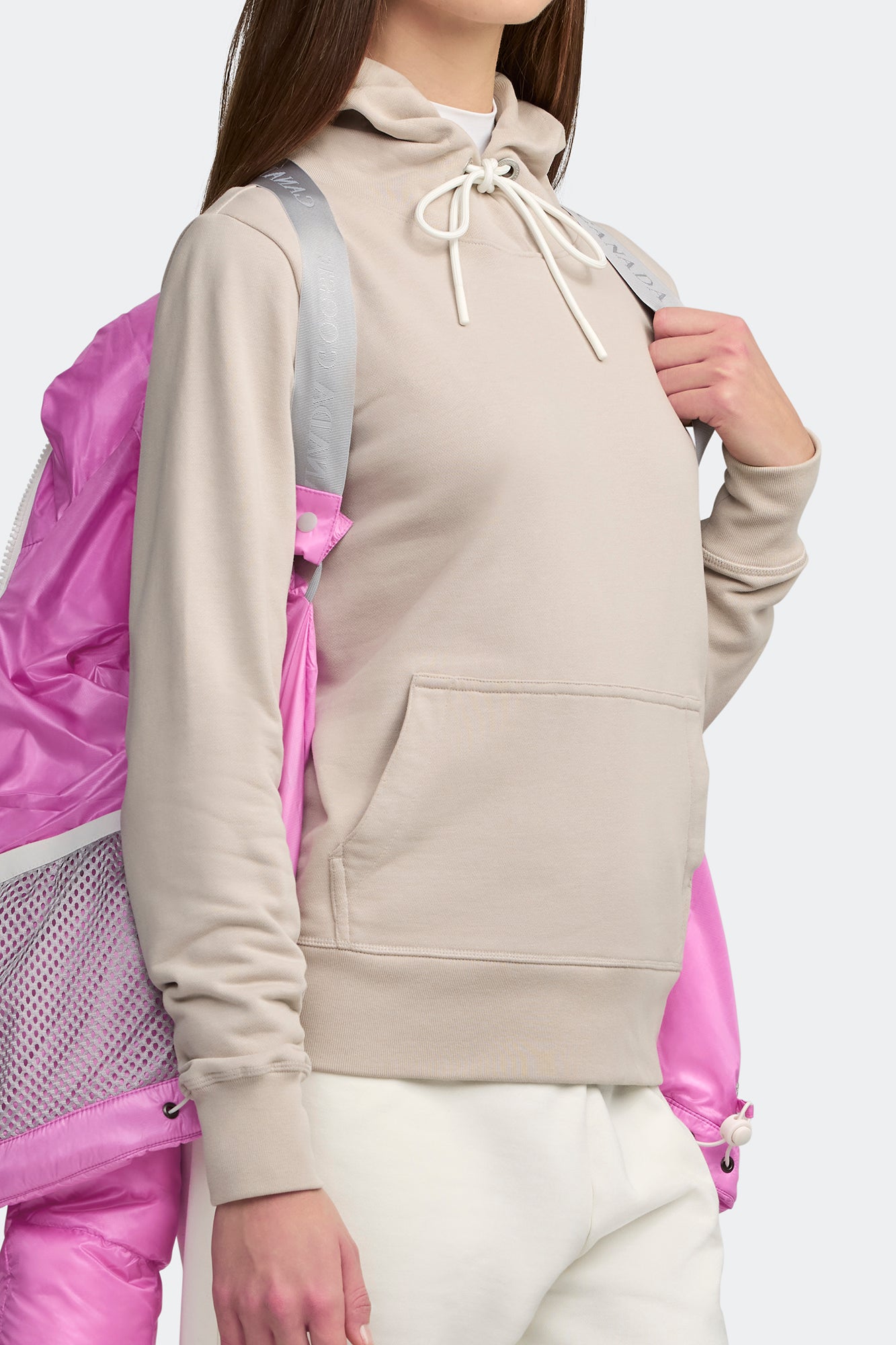 Cypress Cropped Puffer White Label (Women) - Twilight Magenta - Image 6