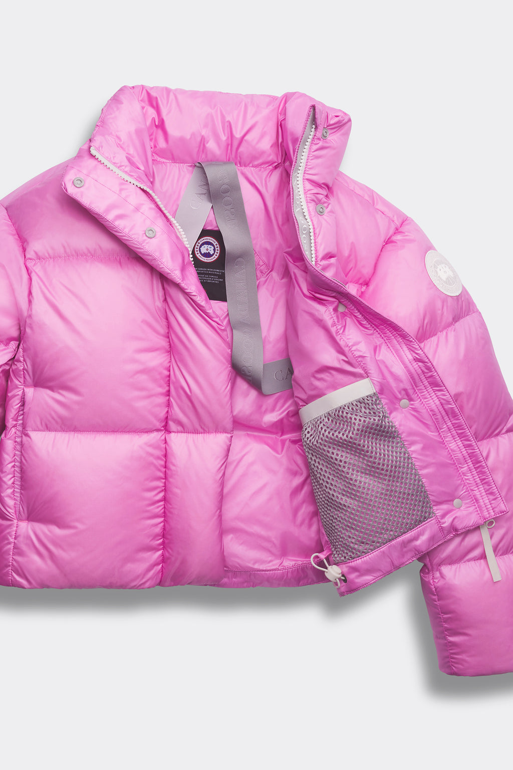 Cypress Cropped Puffer White Label (Women) - Twilight Magenta - Image 9