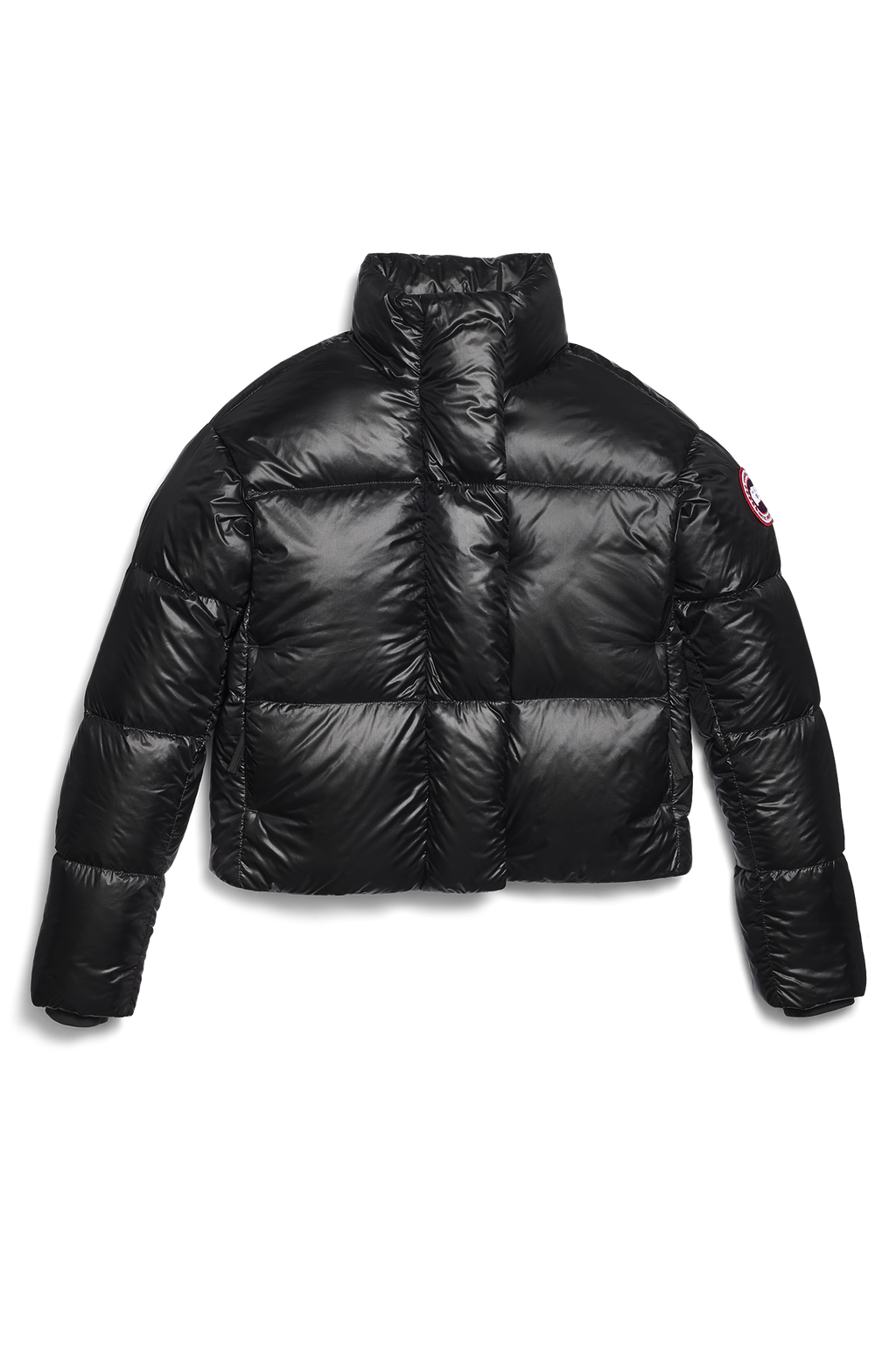 Cypress Cropped Puffer (Women) - Black - Image 5