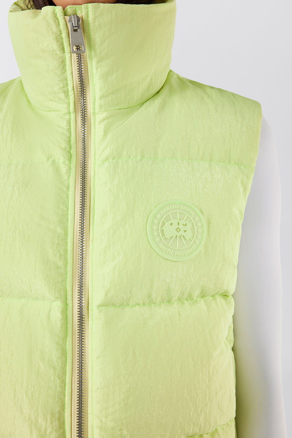 Cypress Puffer Vest City Lights (Women) - Summer Lime - Image 5