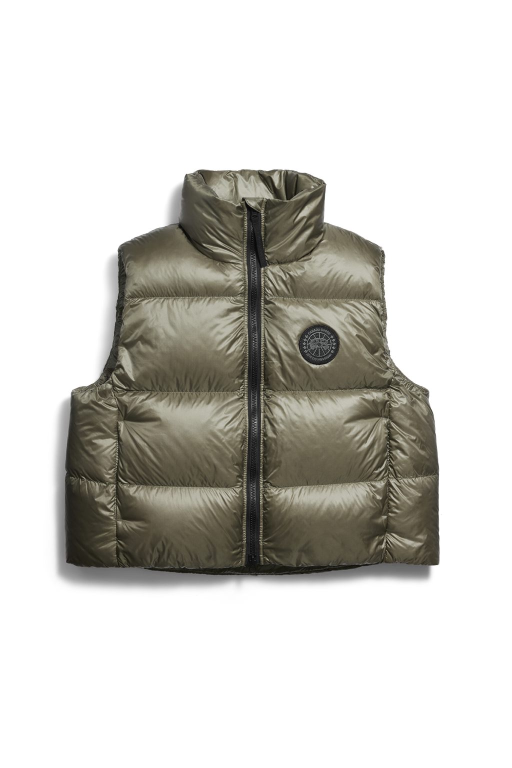 Cypress Puffer Vest Black Label (Women) - Smokey Sage