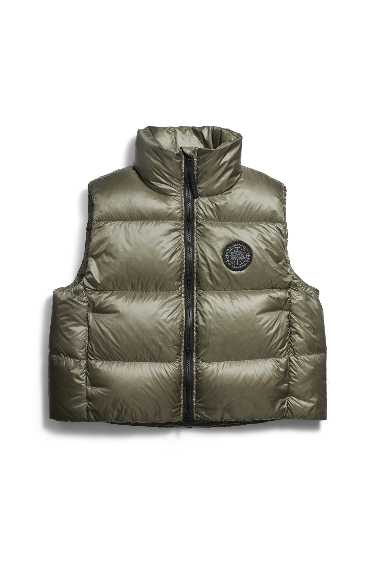 Cypress Puffer Vest Black Label (Women) - Smokey Sage
