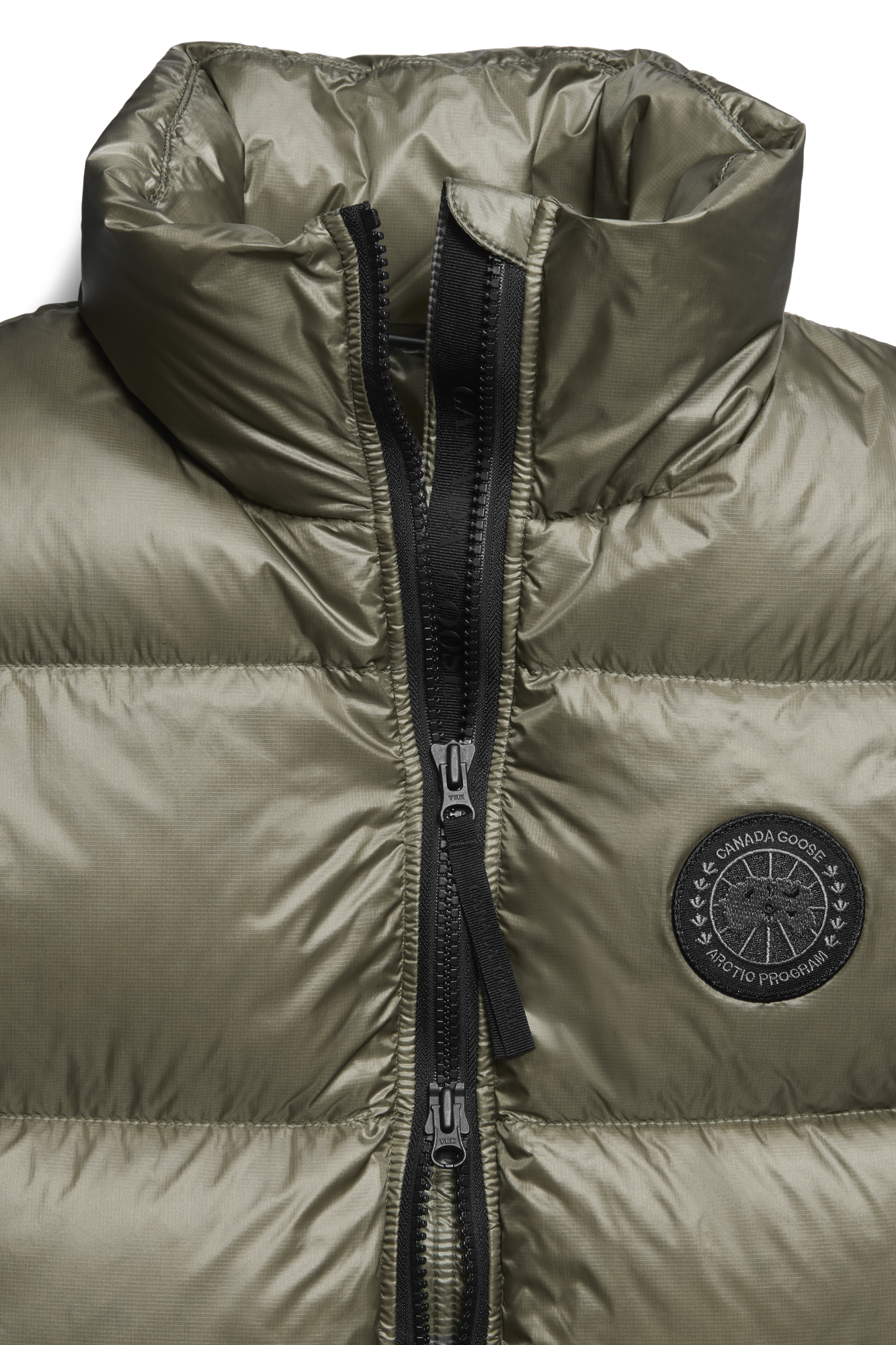 Cypress Puffer Vest Black Label (Women) - Smokey Sage