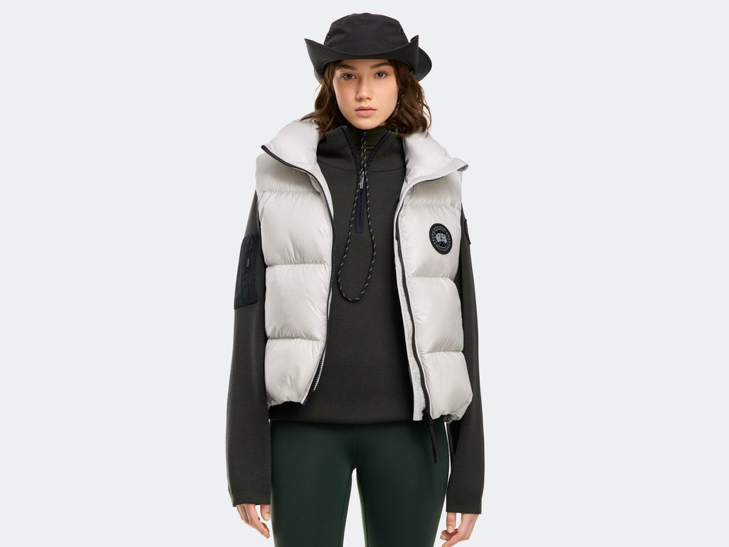 Cypress Puffer Vest Black Label (Women) - Silverbirch