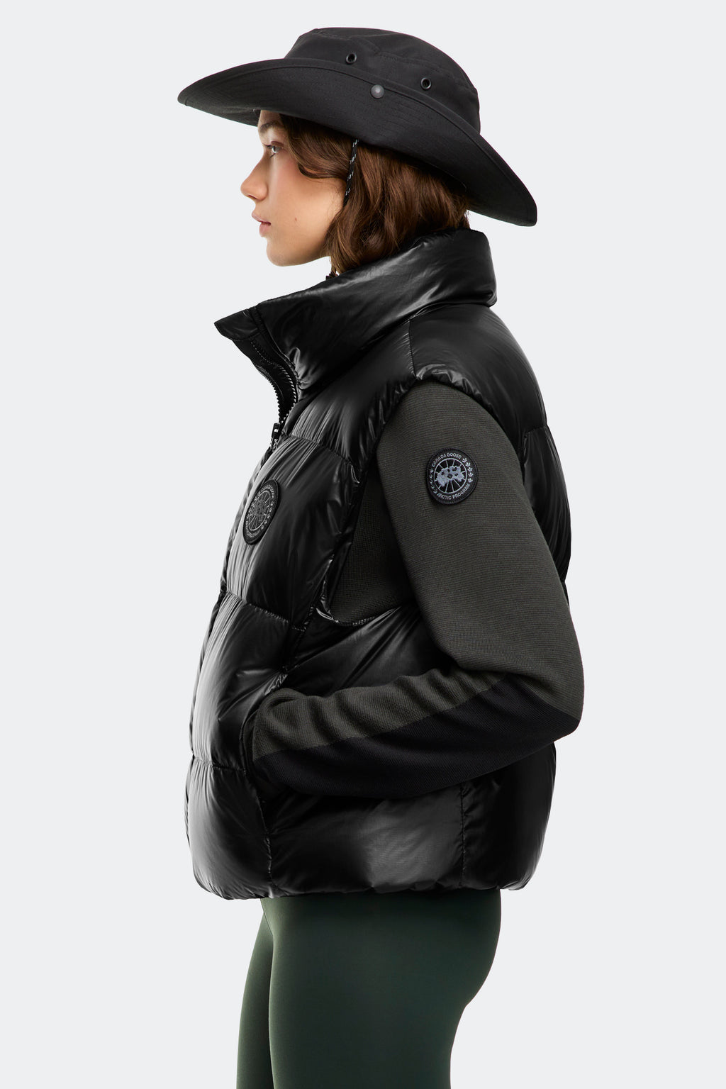 Cypress Puffer Vest Black Label (Women) - Black