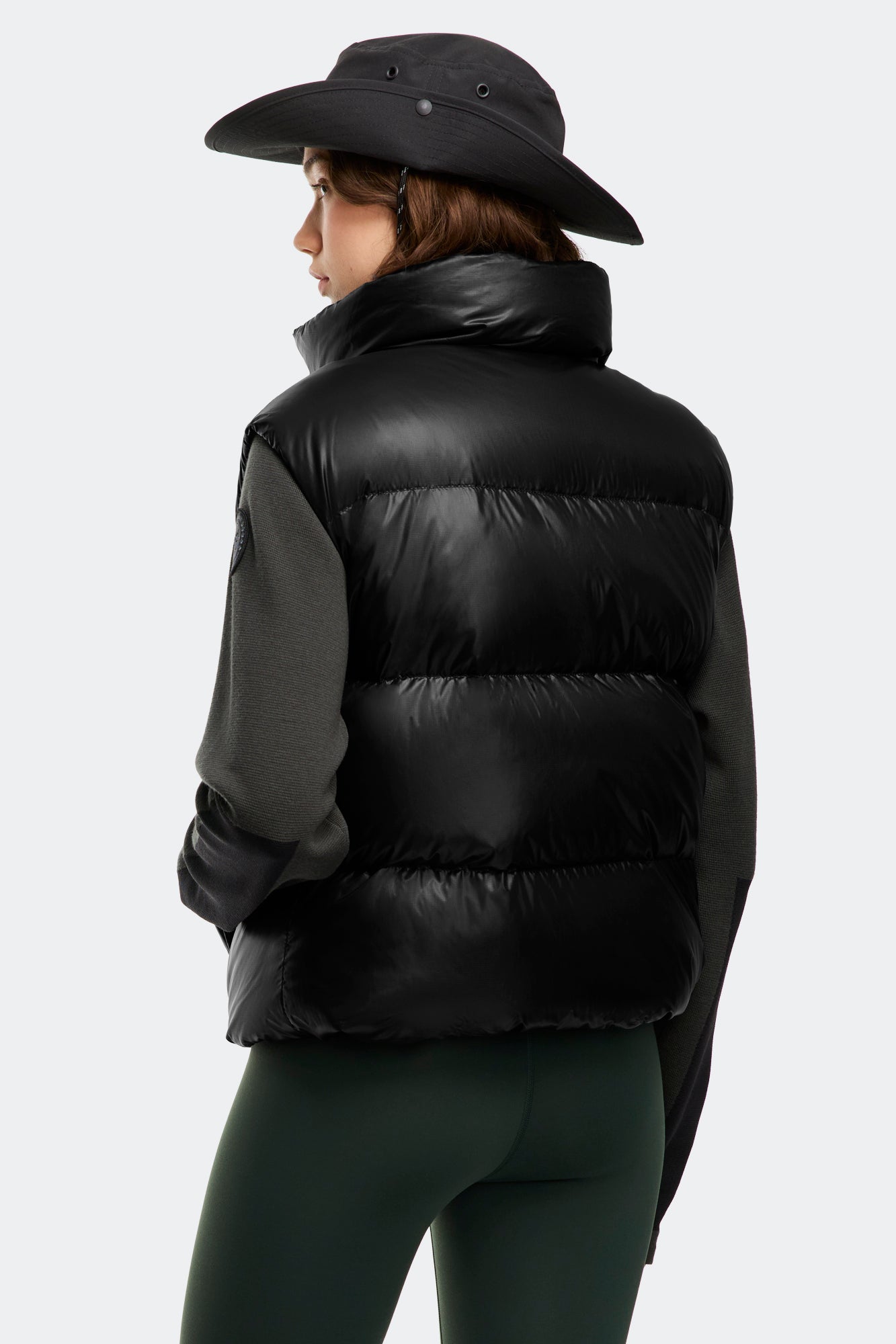 Cypress Puffer Vest Black Label (Women) - Black