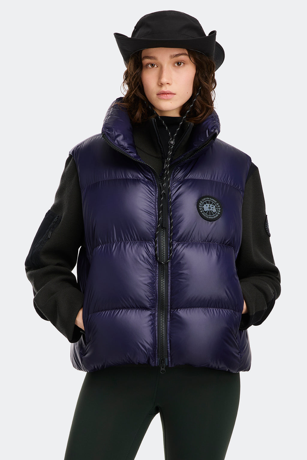 Cypress Puffer Vest Black Label (Women) - Future Dusk
