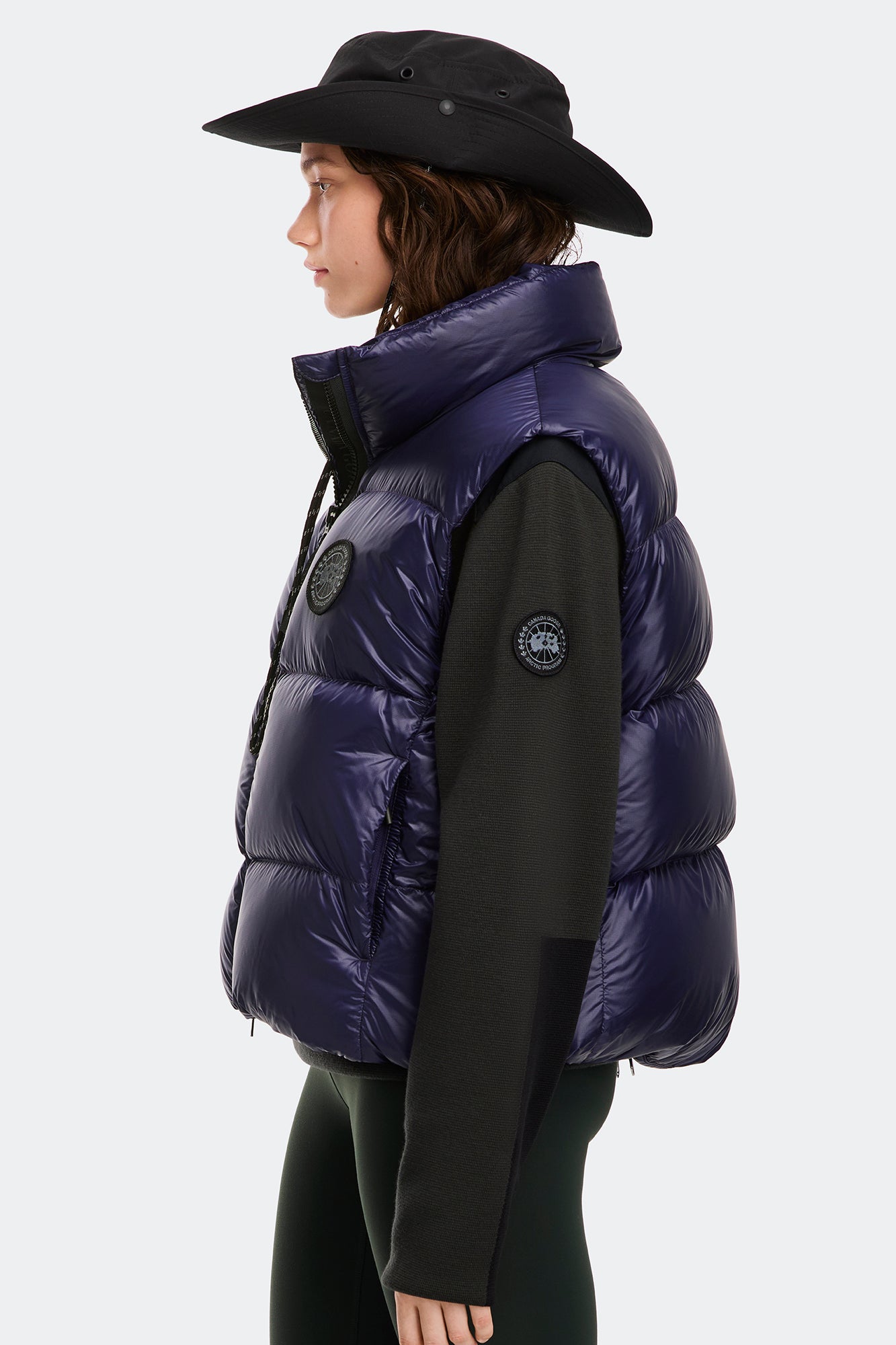 Cypress Puffer Vest Black Label (Women) - Future Dusk