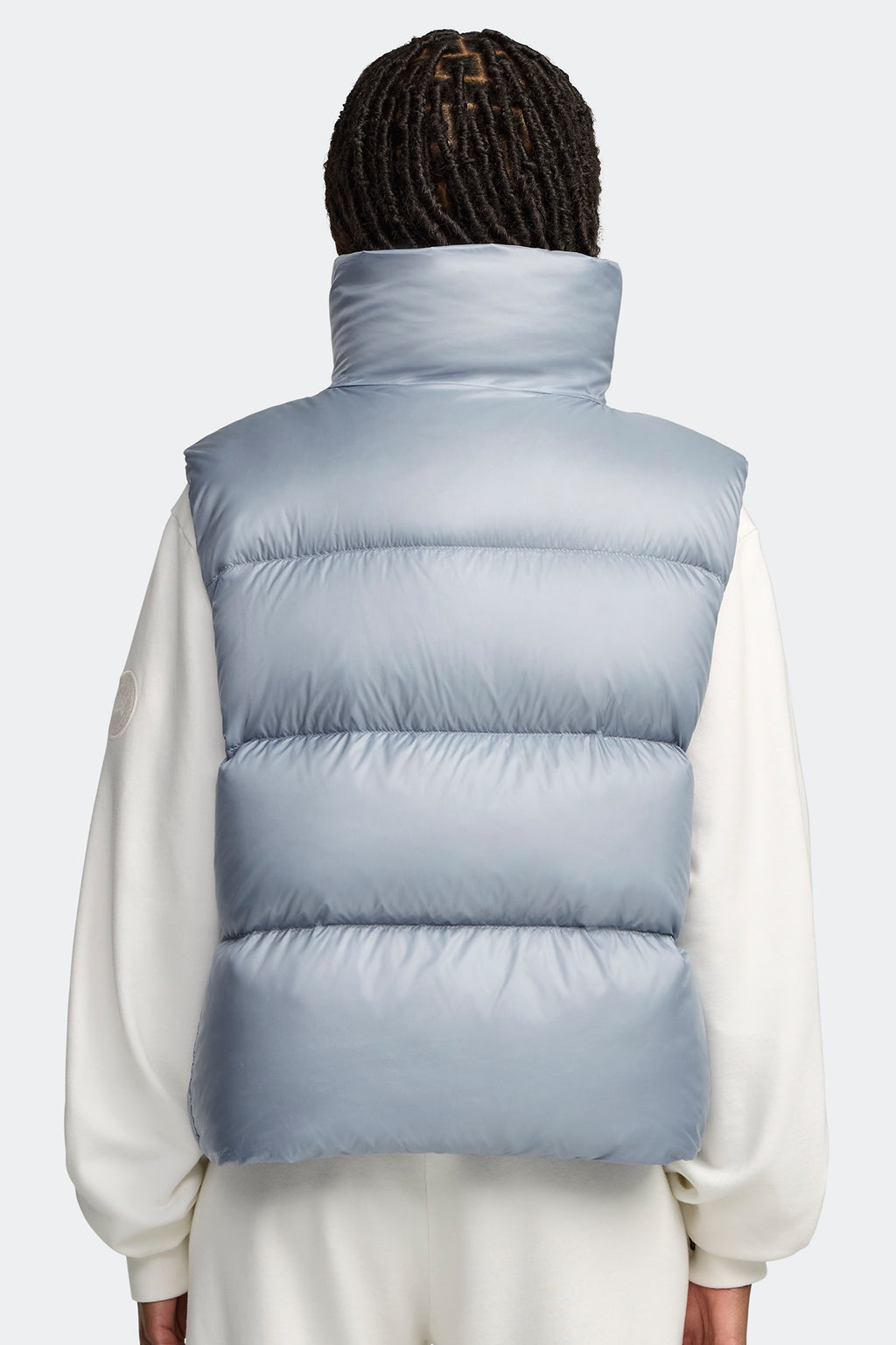 Cypress Puffer Vest White Label (Women) - Light Ozone Blue
